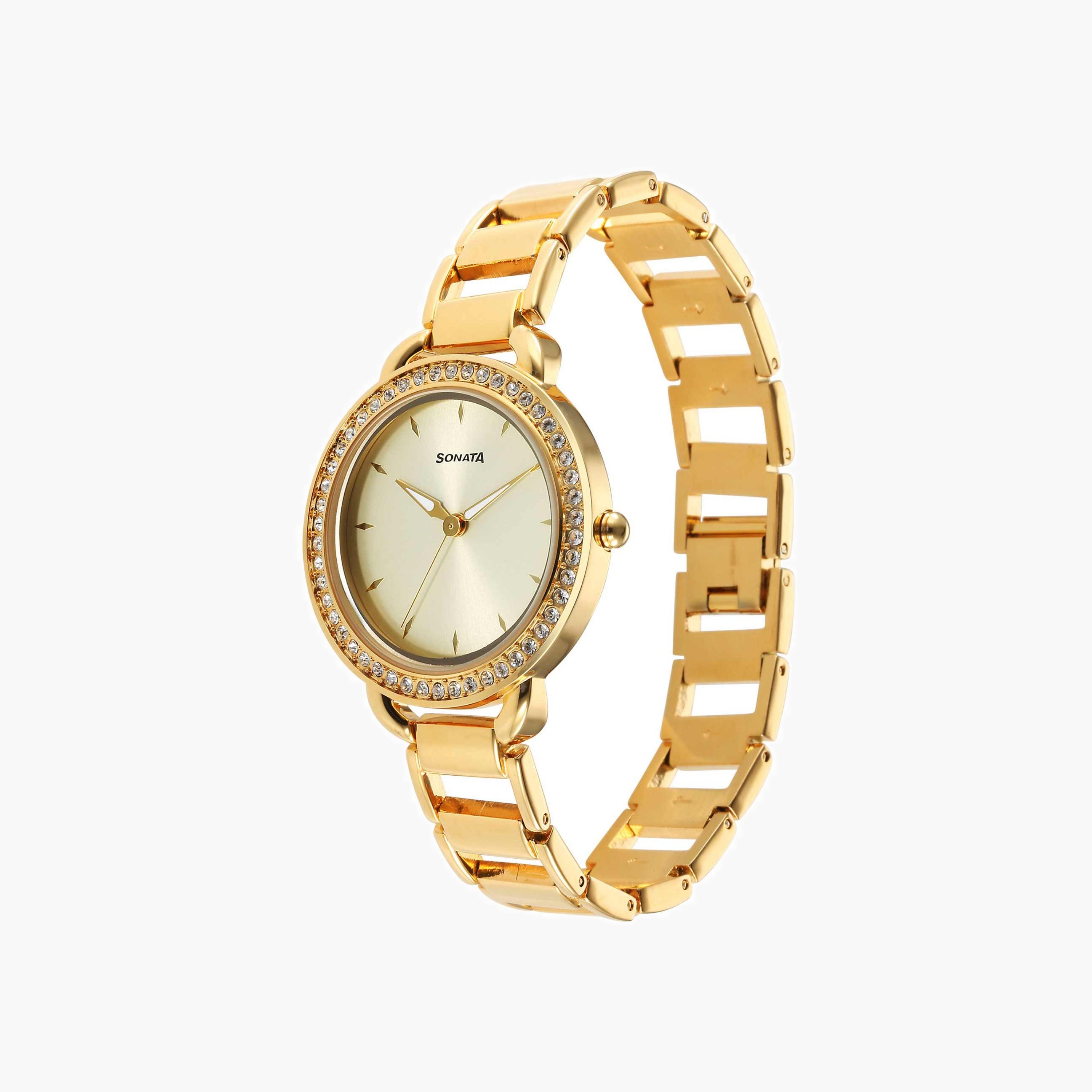 Sonata Embellished Analogue Watch-women-watchesandjewellery-watches-image-2