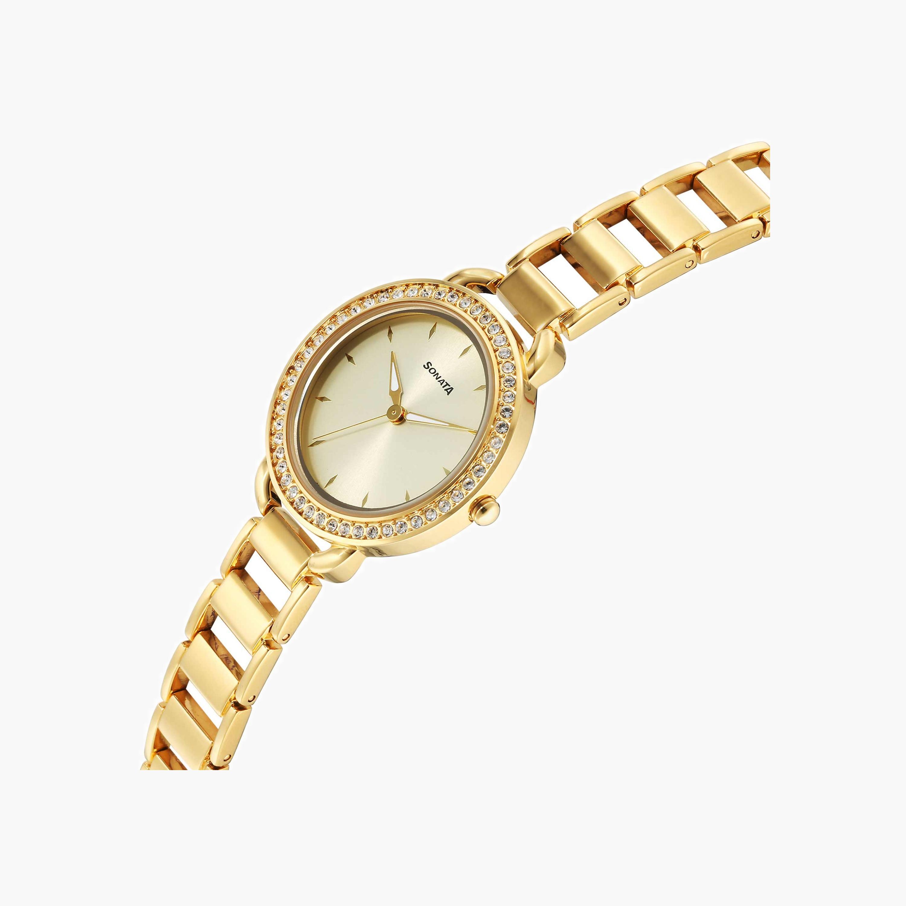 Sonata Embellished Analogue Watch-women-watchesandjewellery-watches-image-3