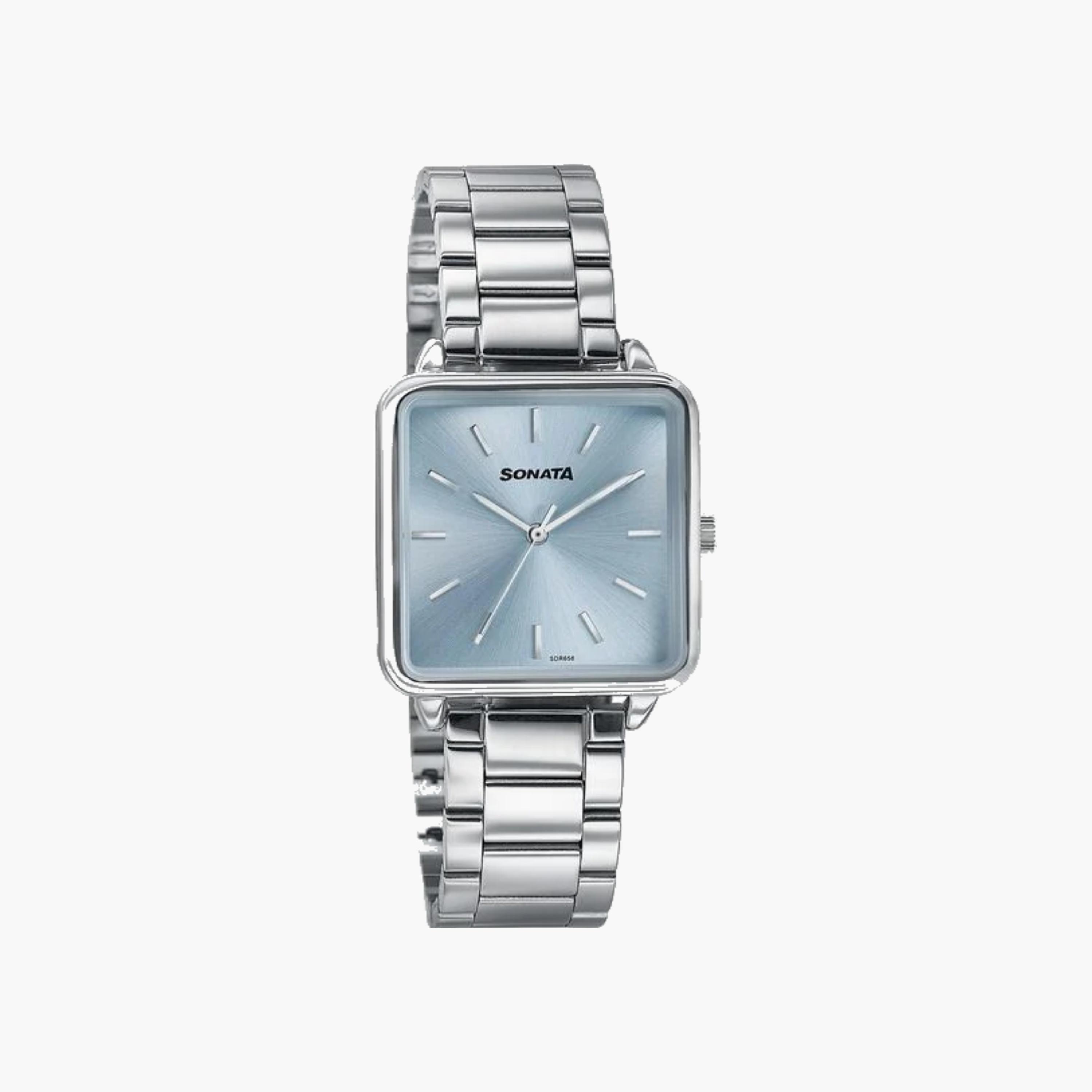 Sonata Square Dial Metal Strap Watch-women-watchesandjewellery-watches-image-4