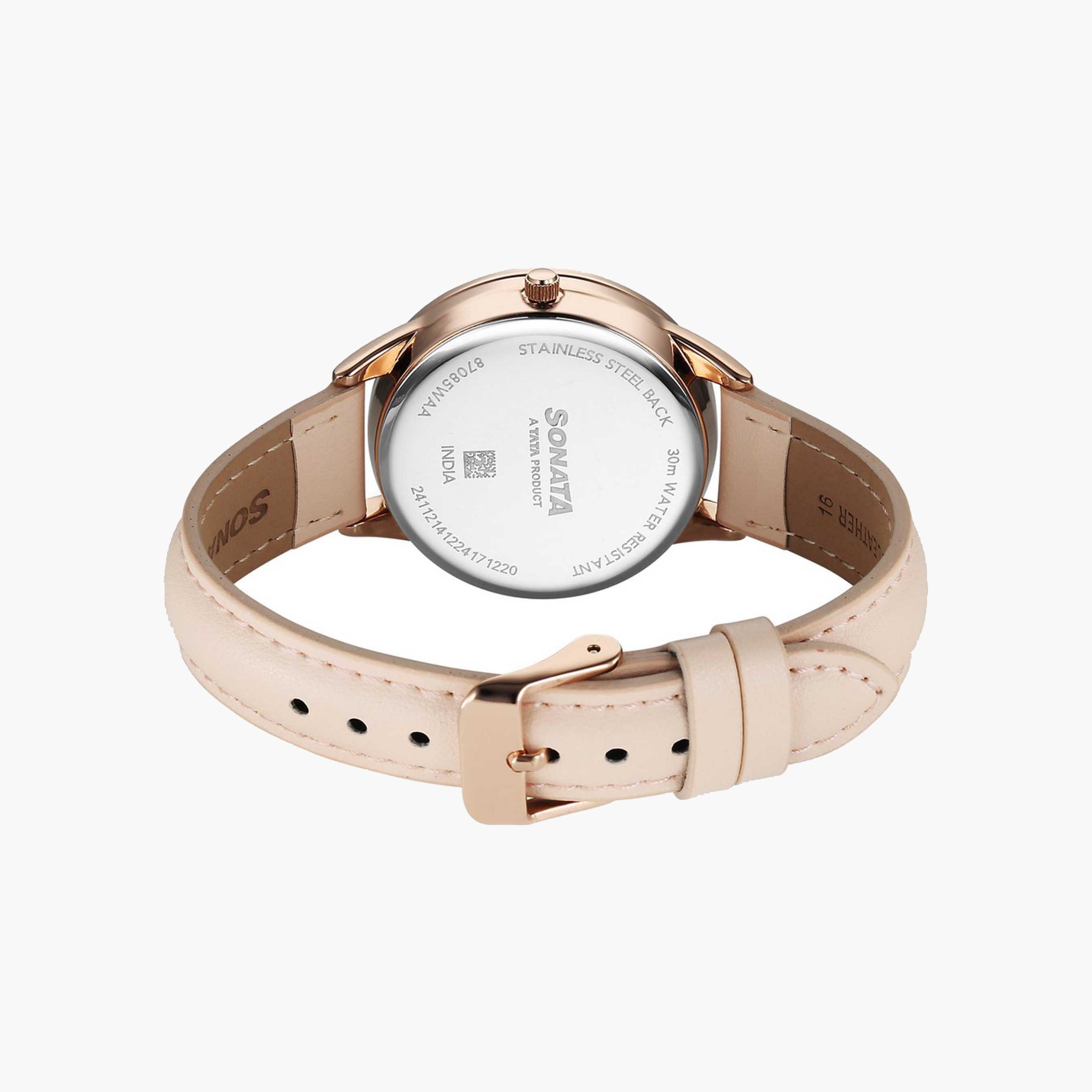 Sonata Multifunction Dial Leather Strap Ladies Watch-women-watchesandjewellery-watches-image-4