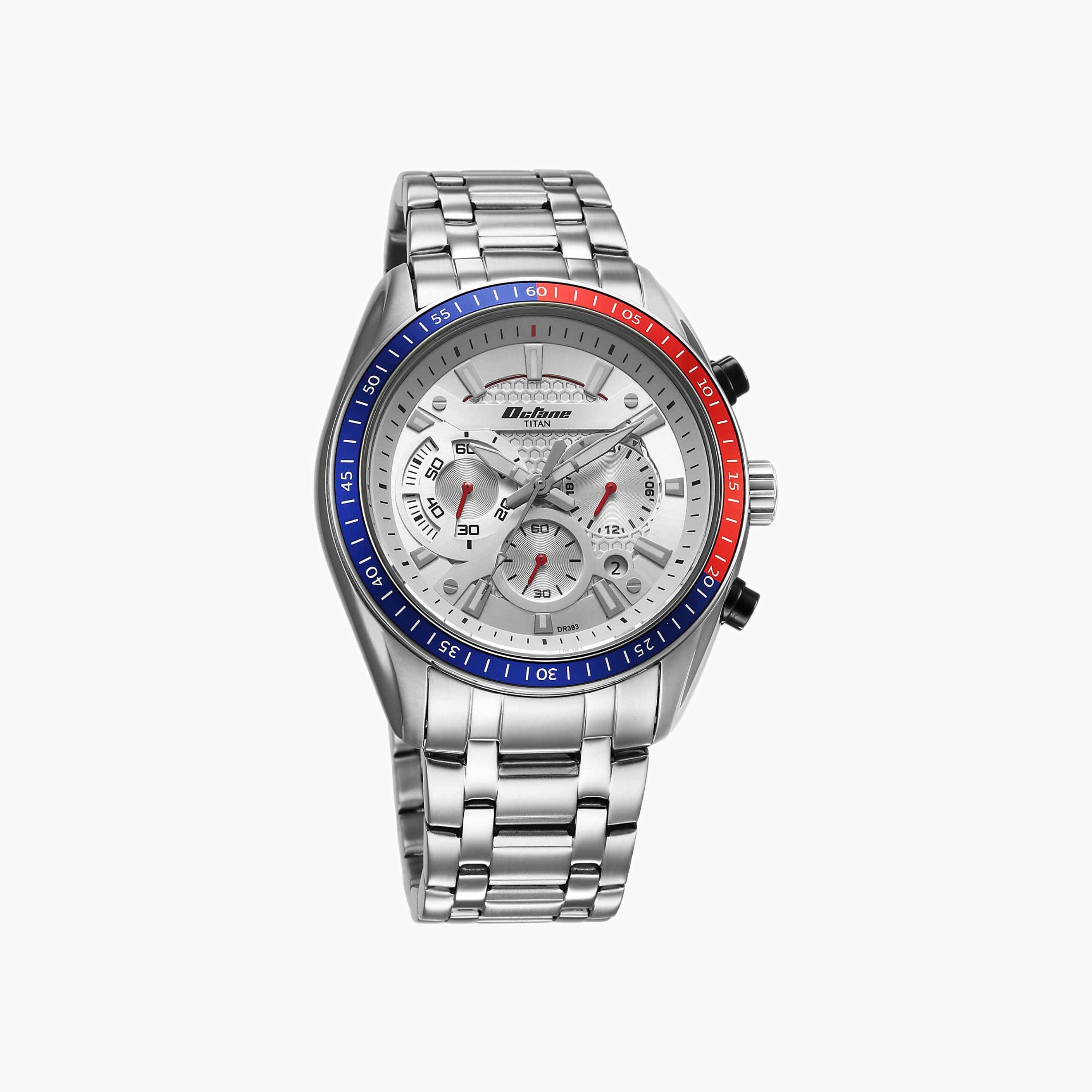 Stainless Steel Chronograph Watch-men-watchesandjewellery-watches-image-1