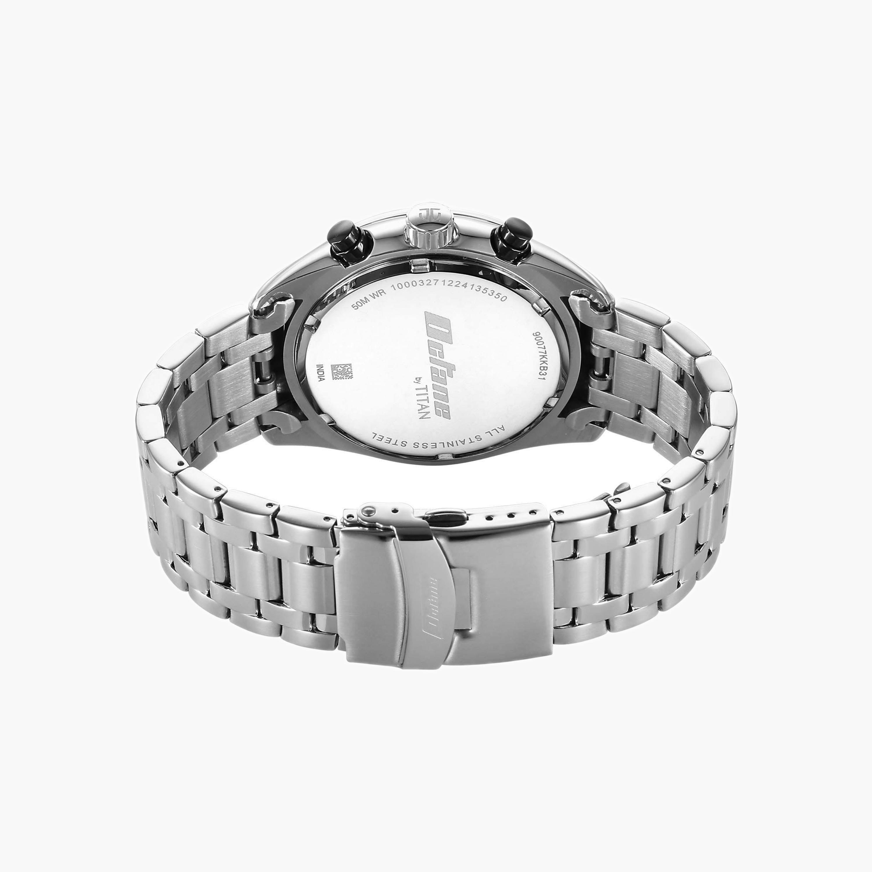 Stainless Steel Chronograph Watch-men-watchesandjewellery-watches-image-2