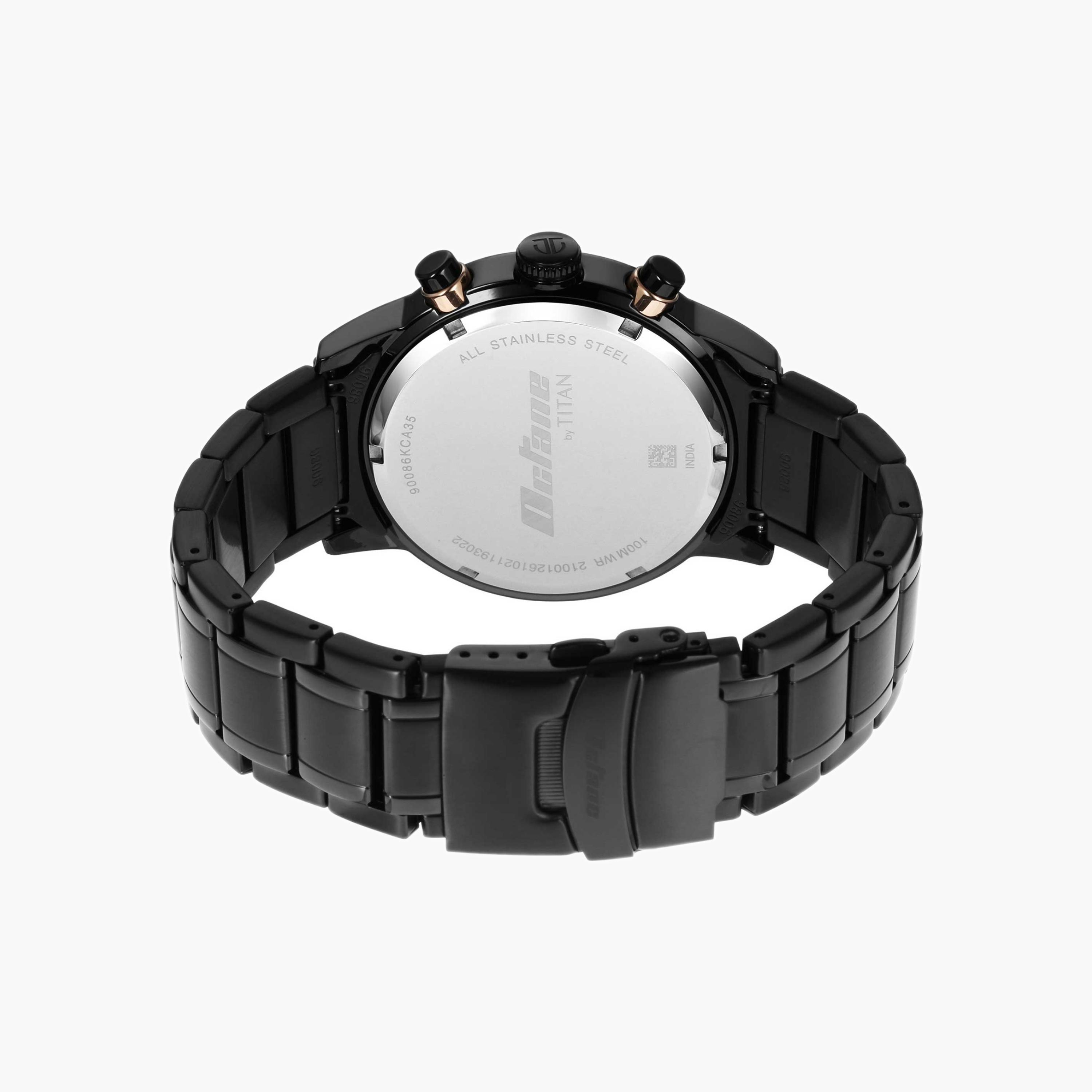 ساعة كرونوغراف من الستانلس ستيل للرجال-men-watchesandjewellery-watches-image-2