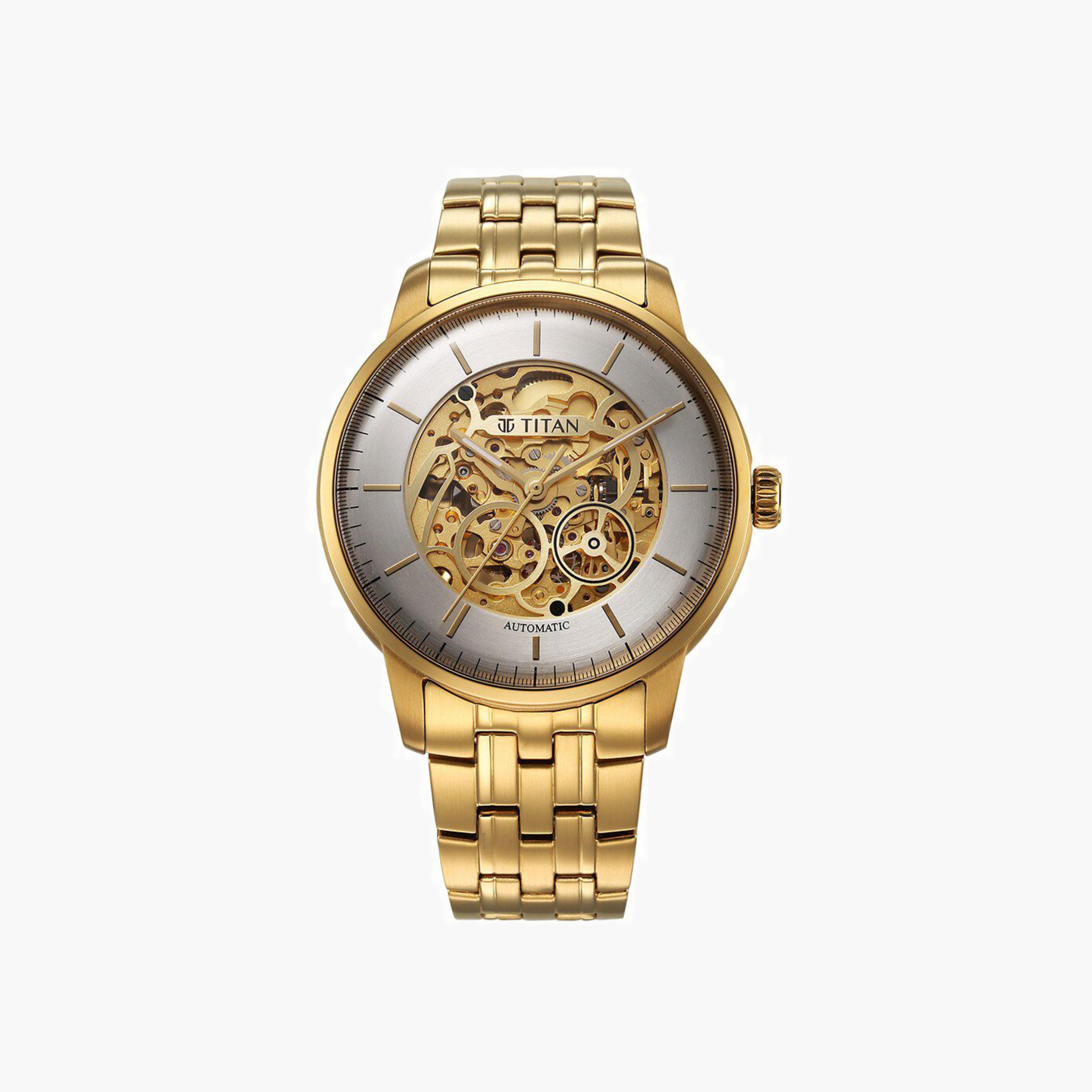 Titan Men's Automatic Skeleton Watch-men-watchesandjewellery-watches-image-1