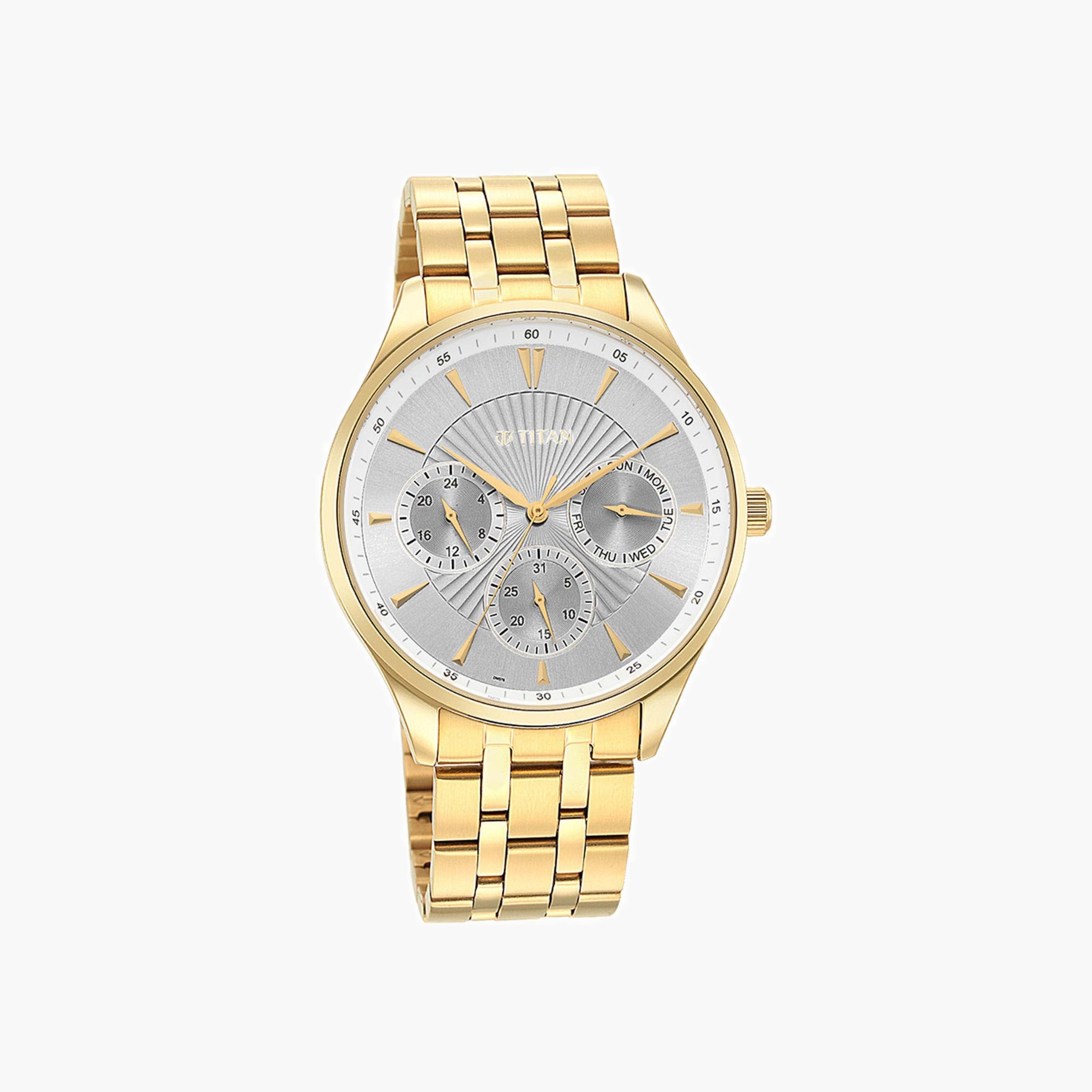 Multifunction Metal Strap Watch-men-watchesandjewellery-watches-image-1