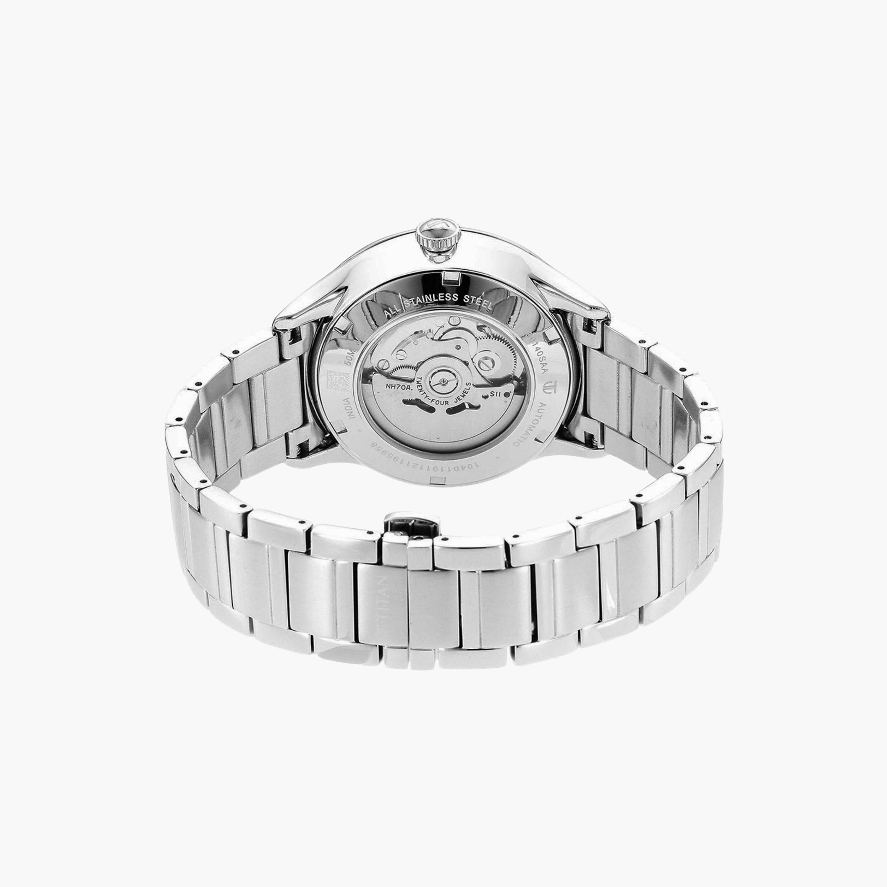 Titan Automatic Skeleton Dial Stainless Steel Watch-men-watchesandjewellery-watches-image-4