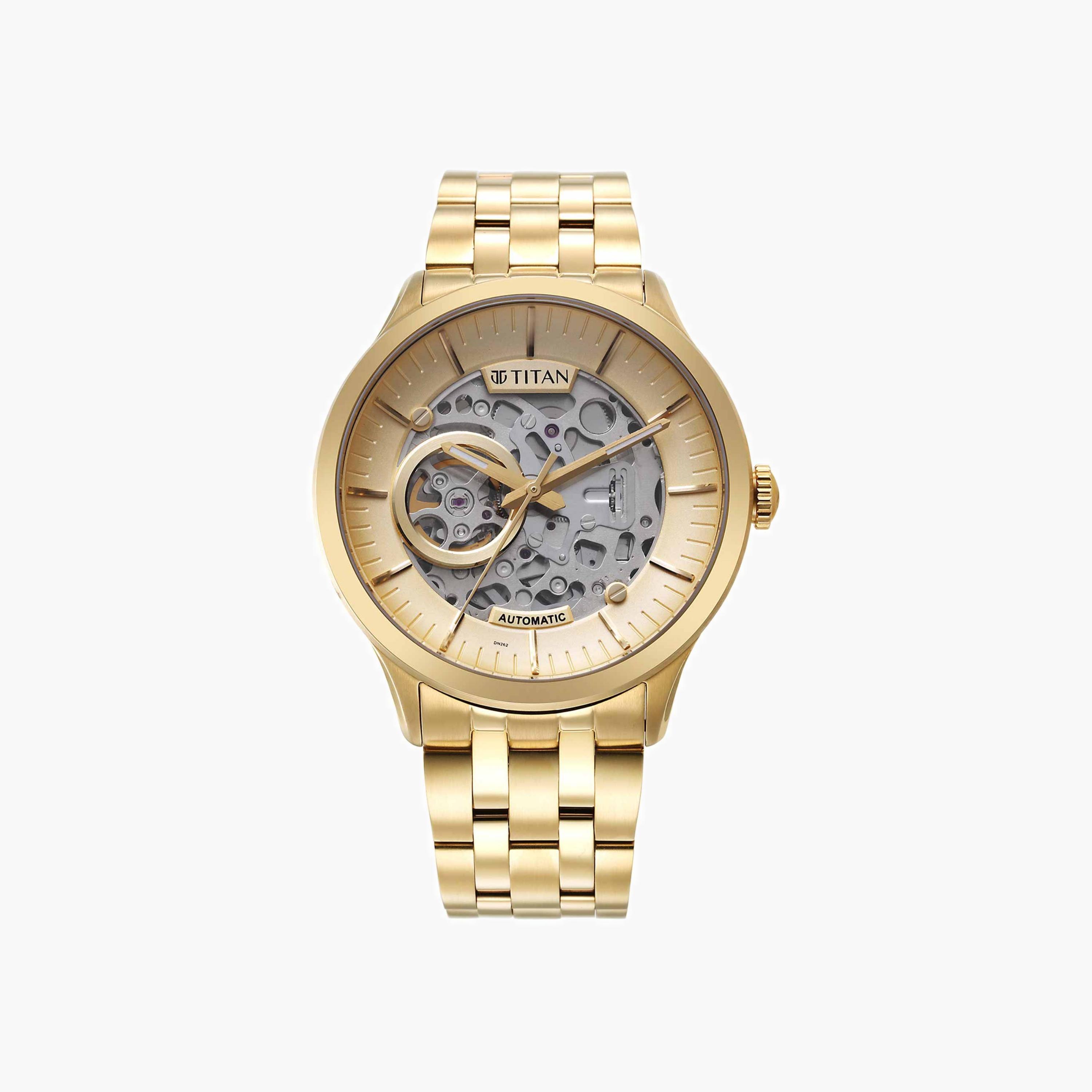 Automatic Skeleton Dial Metal Watch-men-watchesandjewellery-watches-image-1
