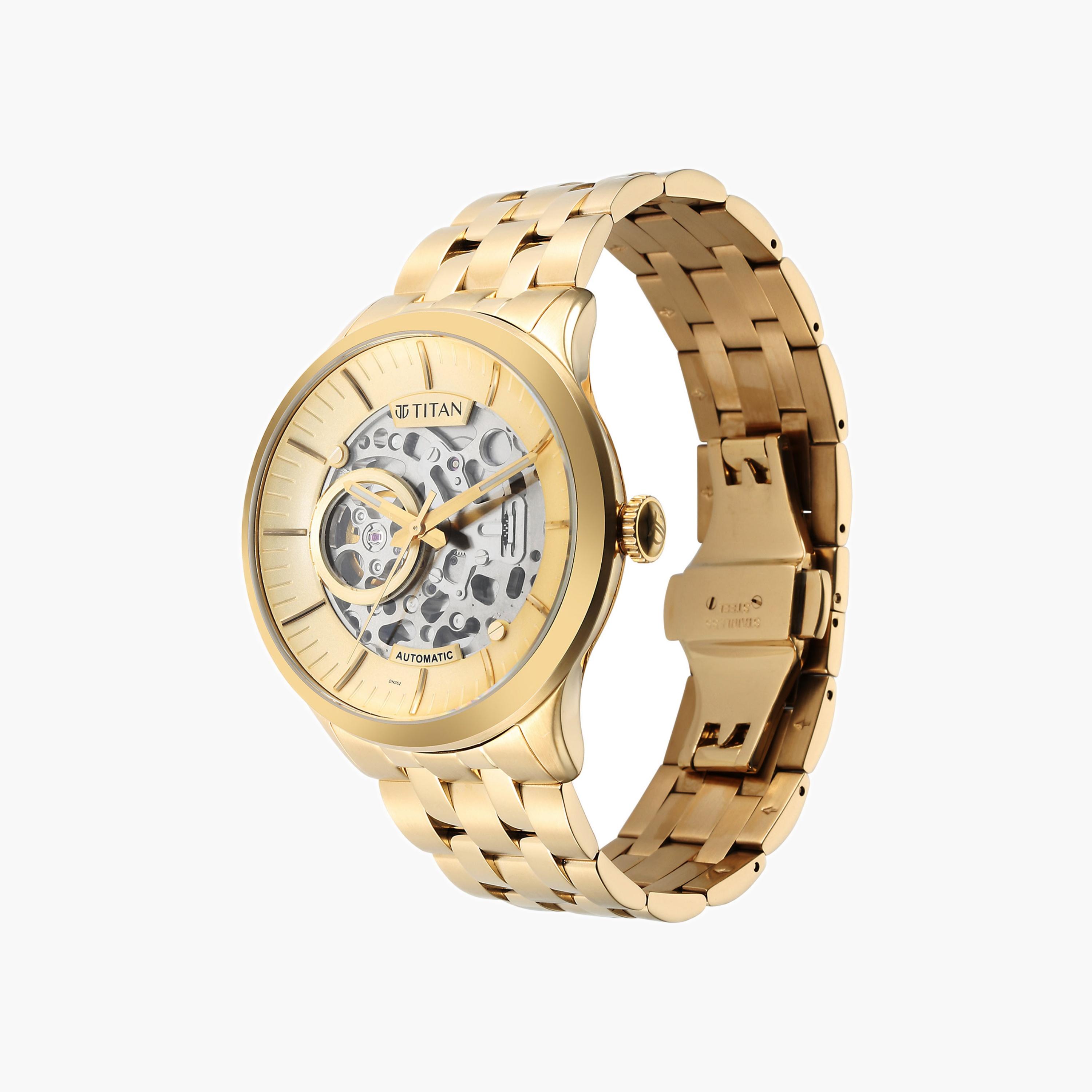 Automatic Skeleton Dial Metal Watch-men-watchesandjewellery-watches-image-2
