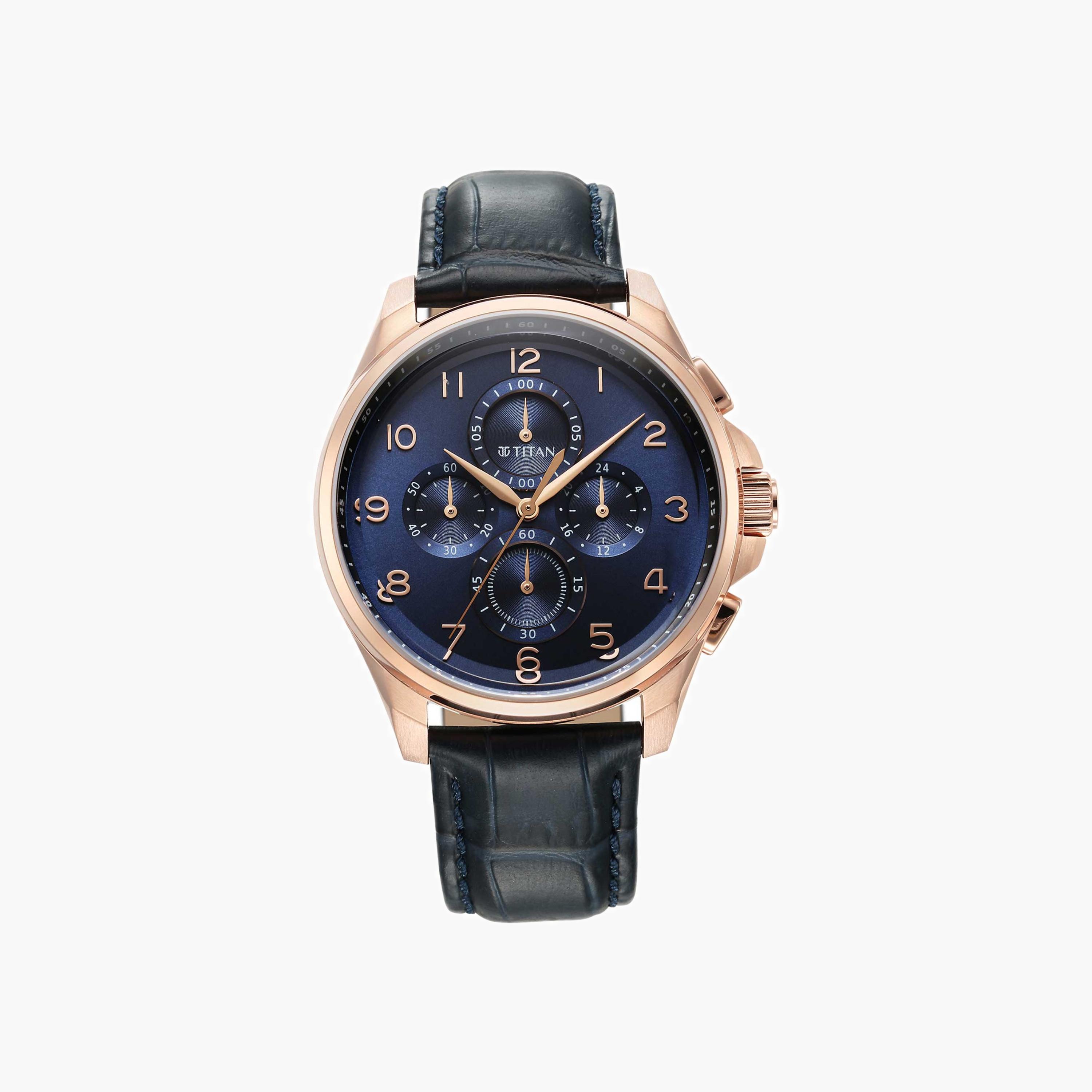 Leather Chronograph Men's Watch-men-watchesandjewellery-watches-image-5