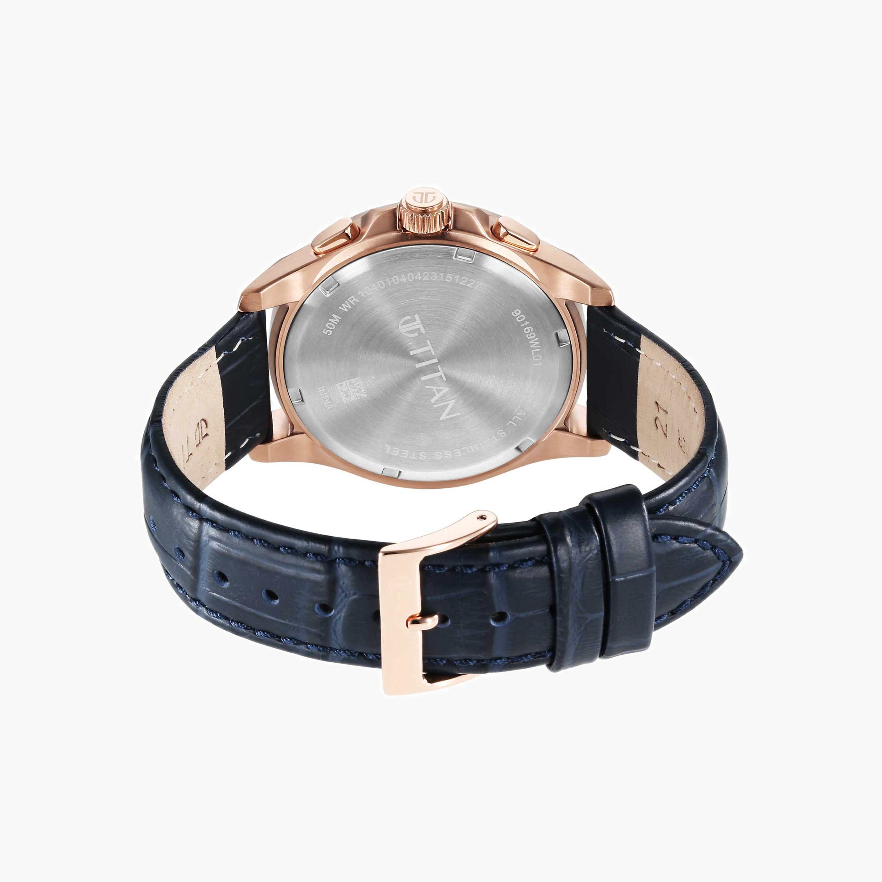 Leather Chronograph Men's Watch-men-watchesandjewellery-watches-image-6