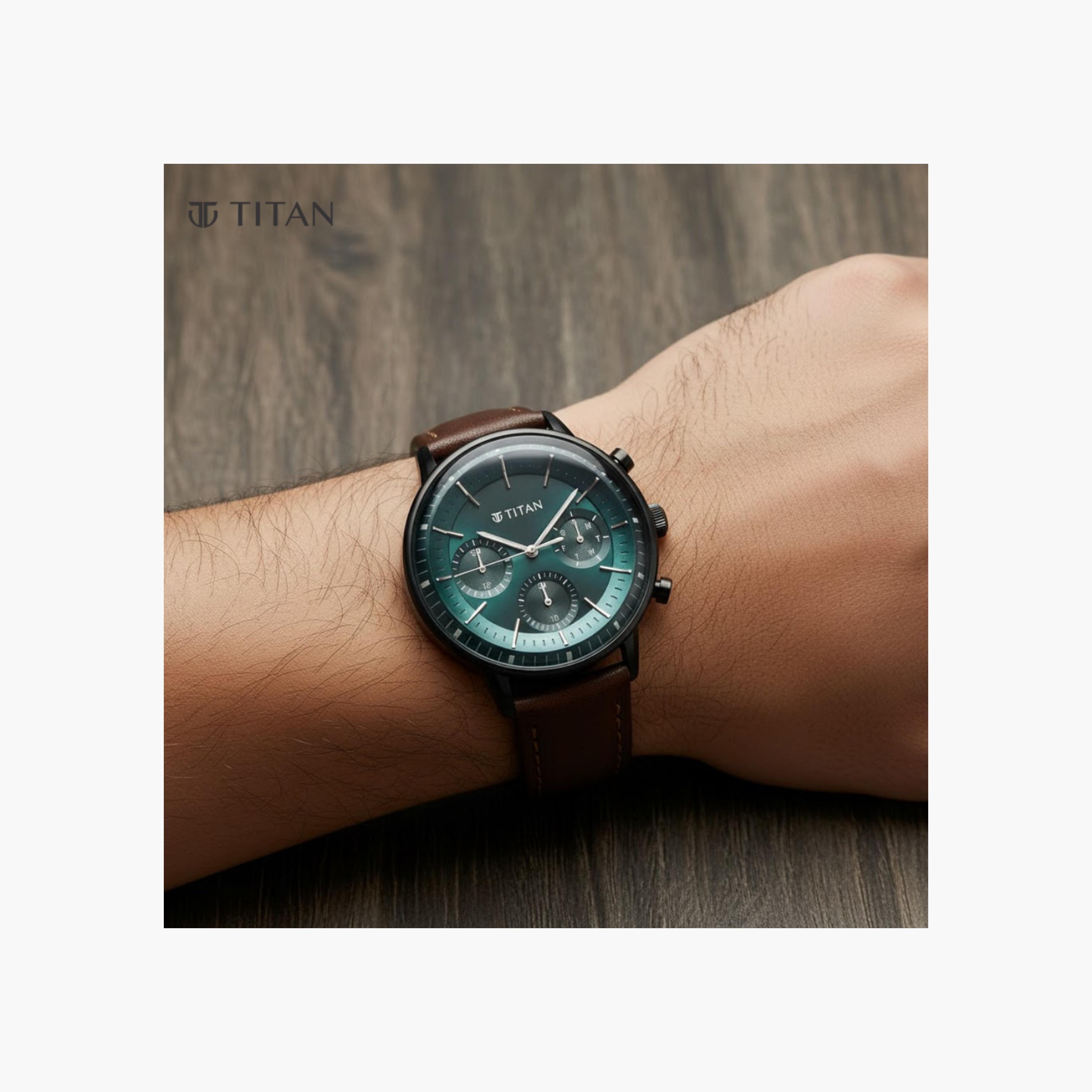 Titan Multifunction Leather Watch-men-watchesandjewellery-watches-image-3