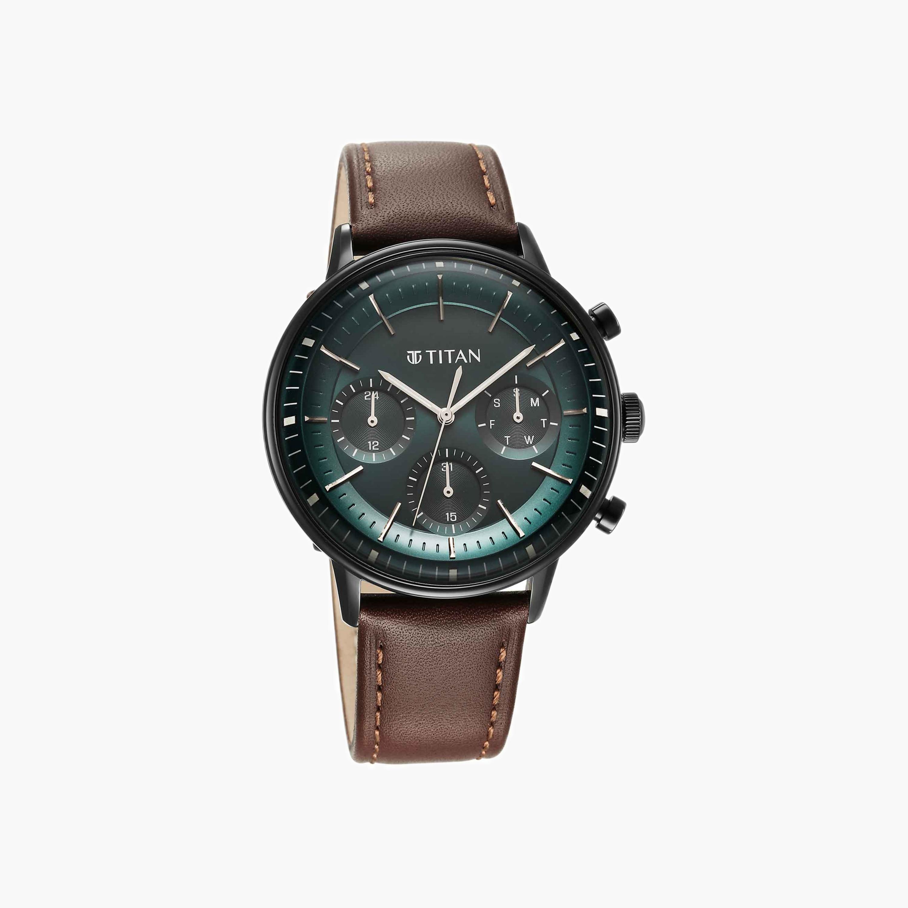 Titan Multifunction Leather Watch-men-watchesandjewellery-watches-image-4