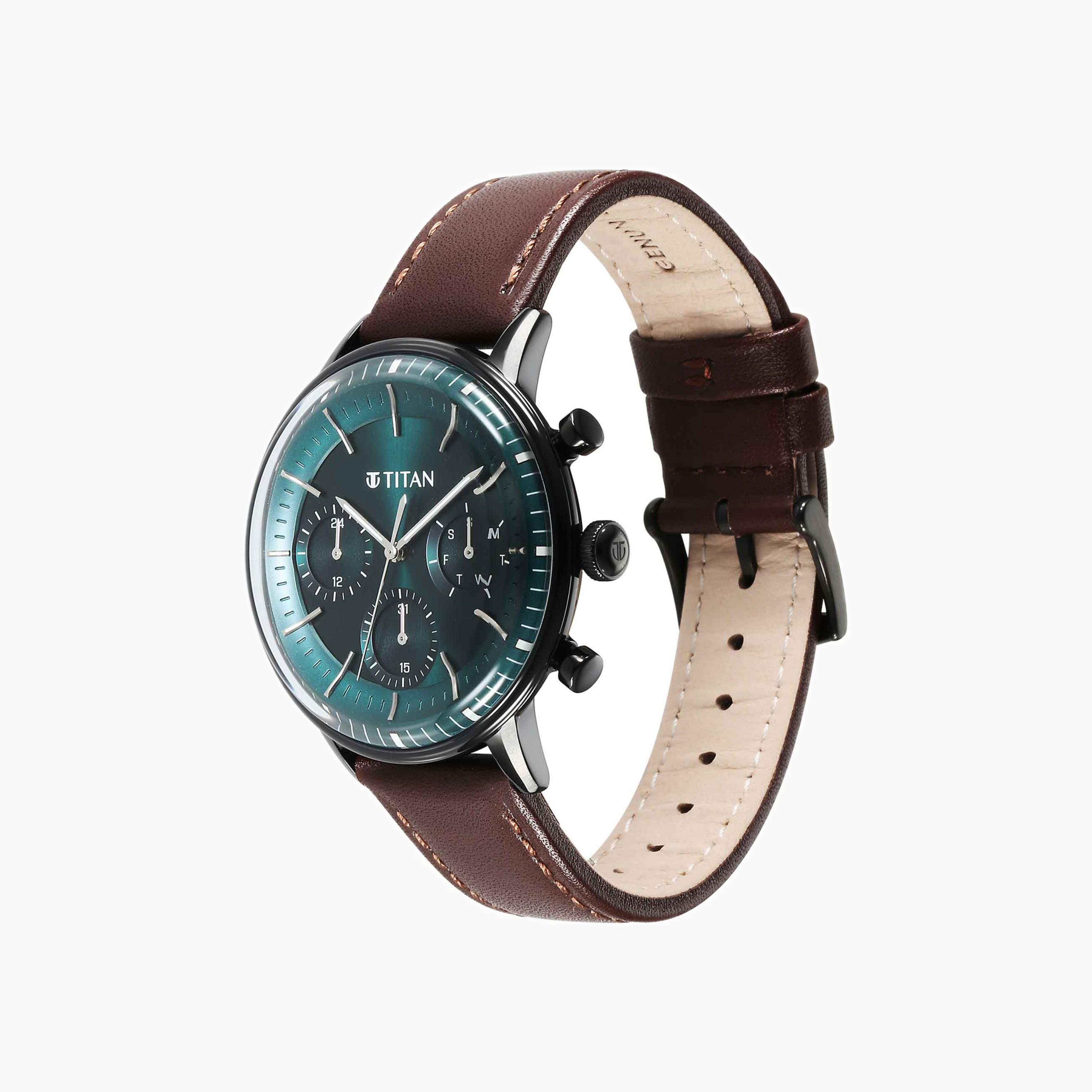 Titan Multifunction Leather Watch-men-watchesandjewellery-watches-image-5