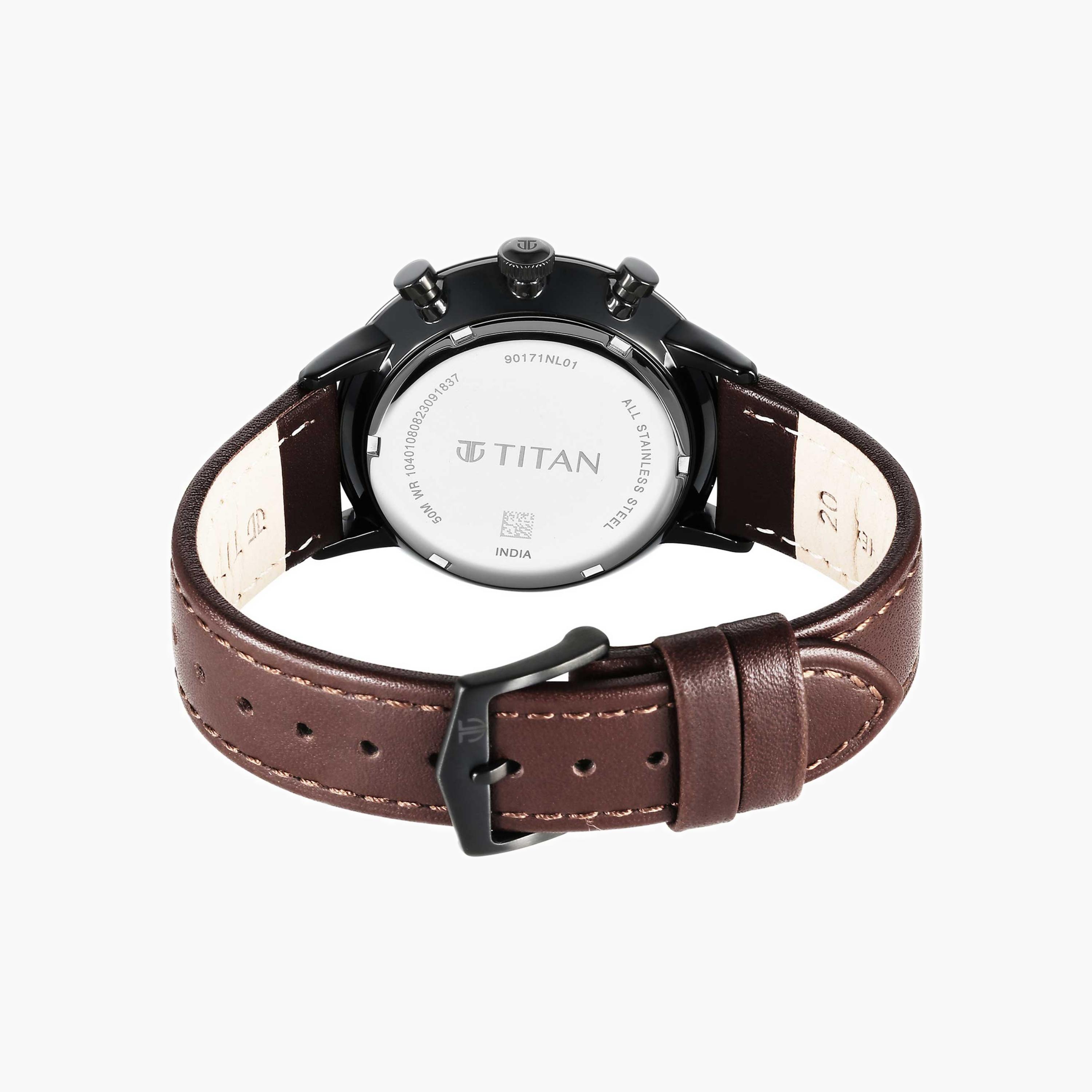 Titan Multifunction Leather Watch-men-watchesandjewellery-watches-image-7