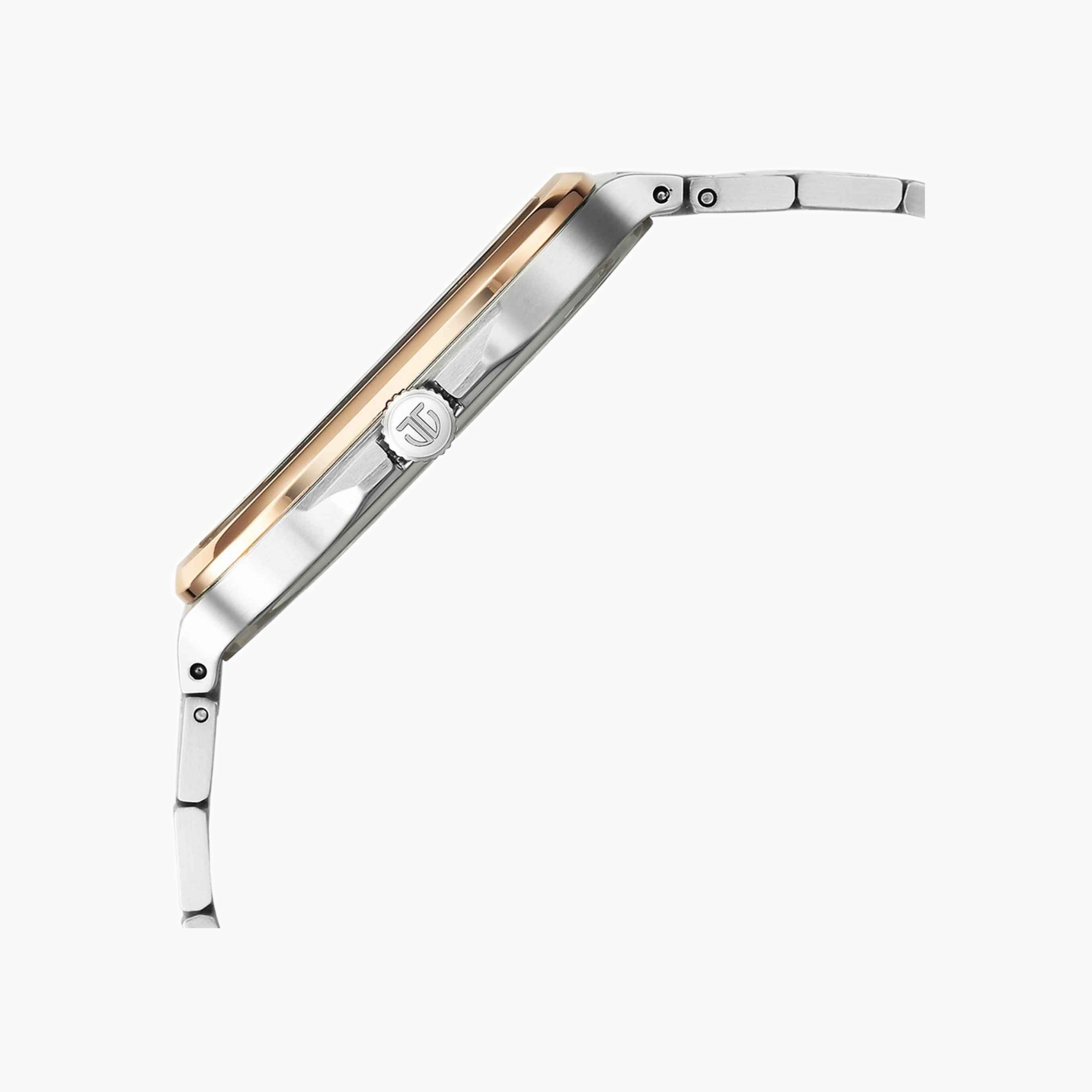 Two-Tone Square Analogue Watch-men-watchesandjewellery-watches-image-4