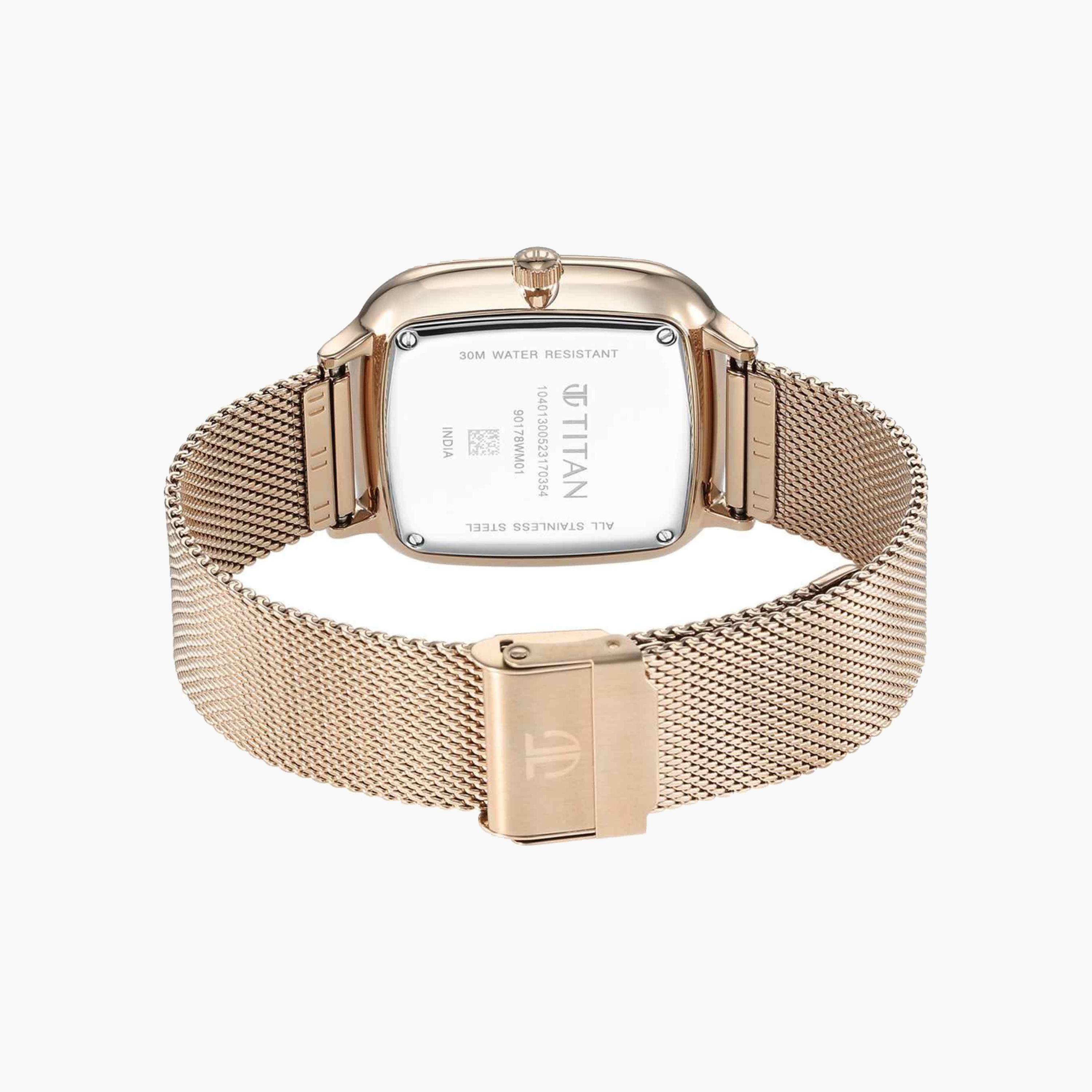 Titan Gold Multifunction Square Dial Watch-men-watchesandjewellery-watches-image-3