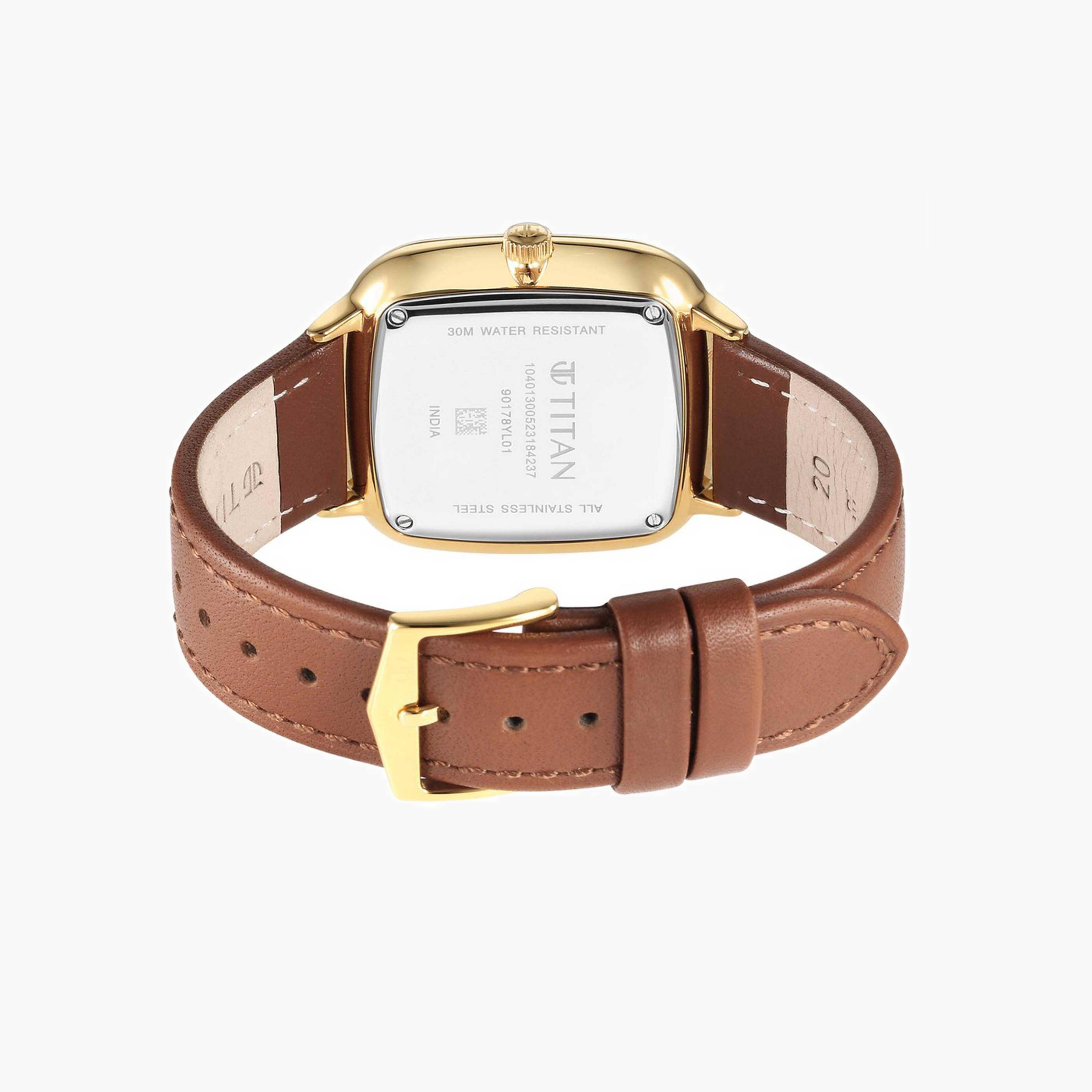 Square Dial Multifunction Leather Watch-men-watchesandjewellery-watches-image-2