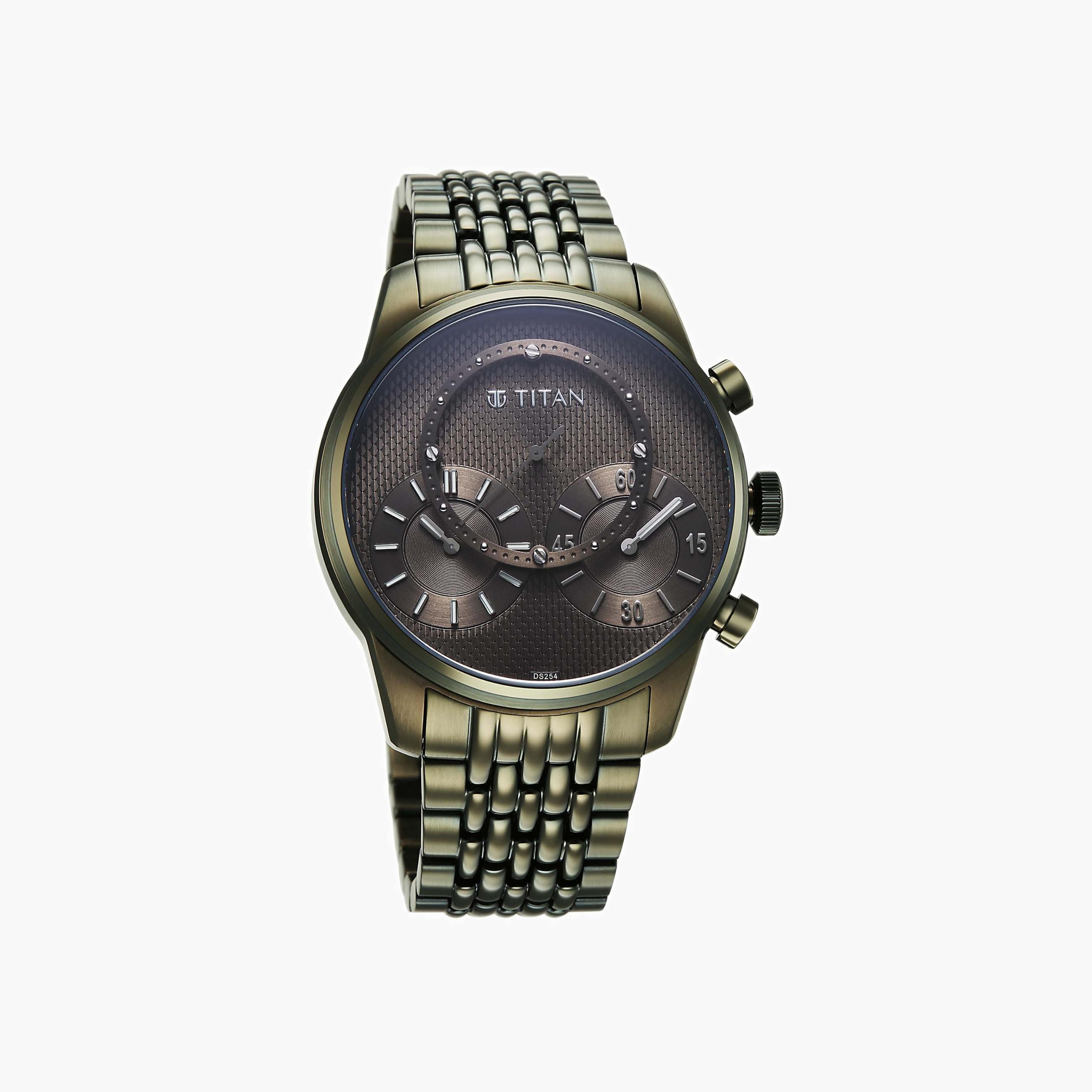 Textured Dial Chronograph Watch-men-watchesandjewellery-watches-image-5