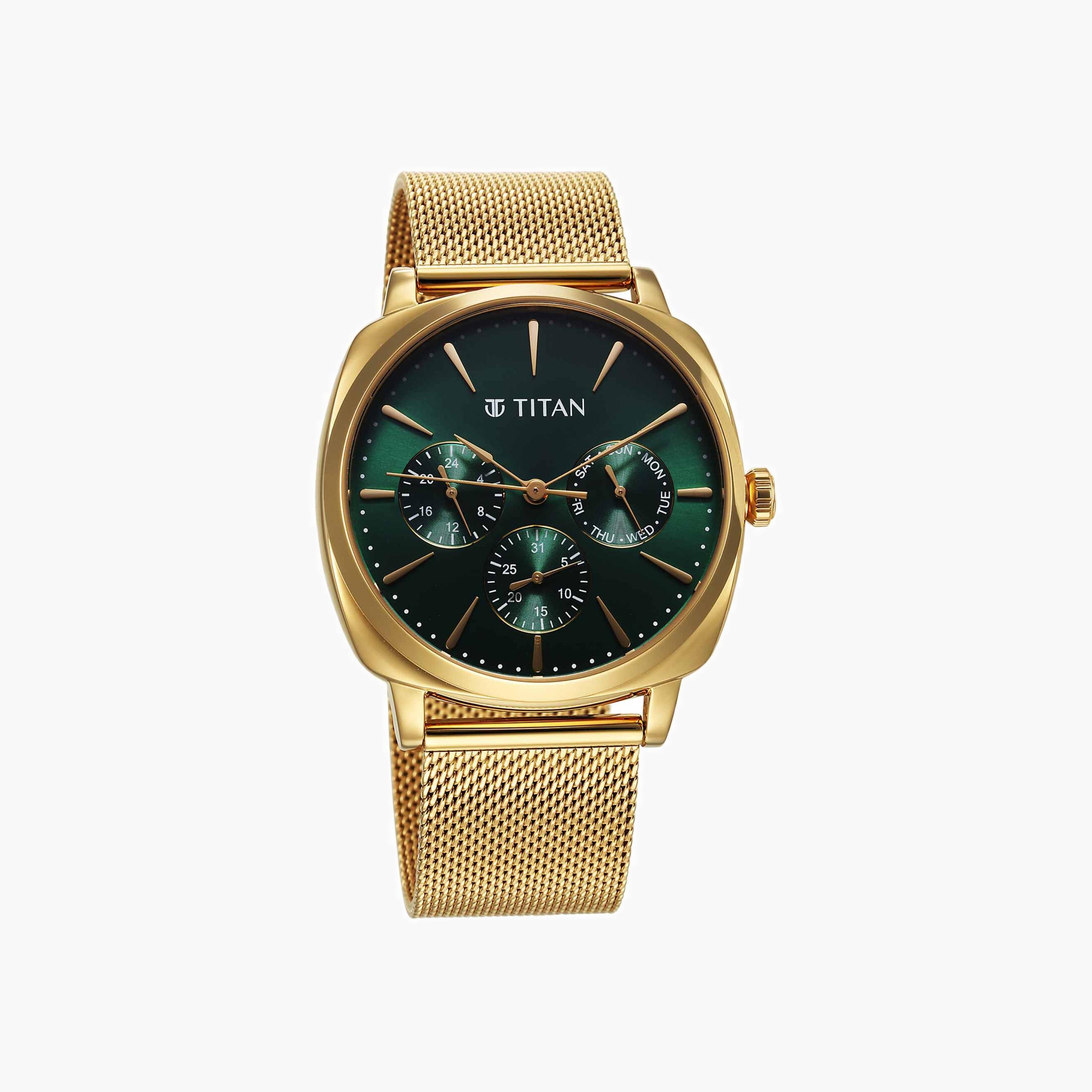 Multifunction Mesh Strap Watch-men-watchesandjewellery-watches-image-1