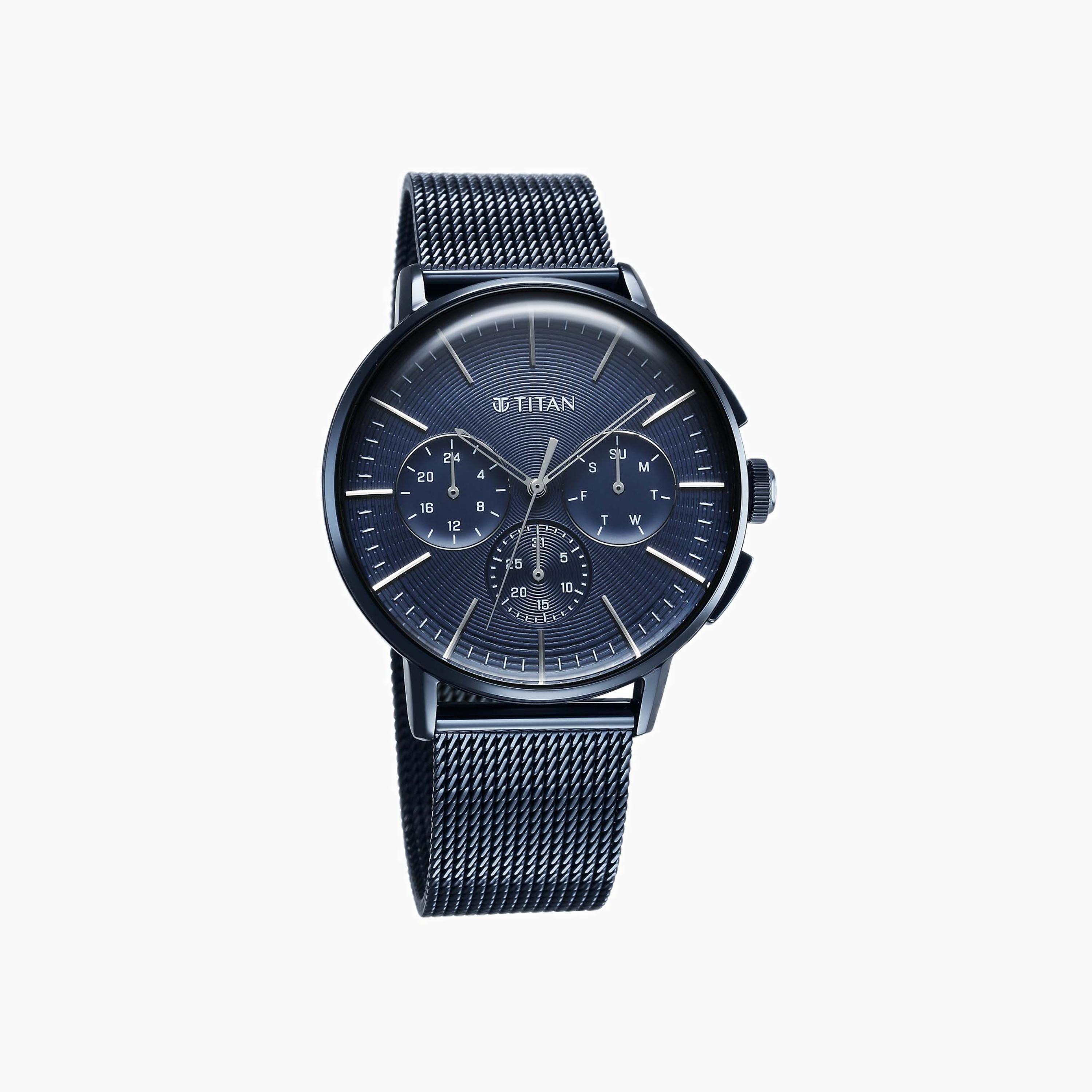 Multifunction Mesh Men's Watch-men-watchesandjewellery-watches-image-1