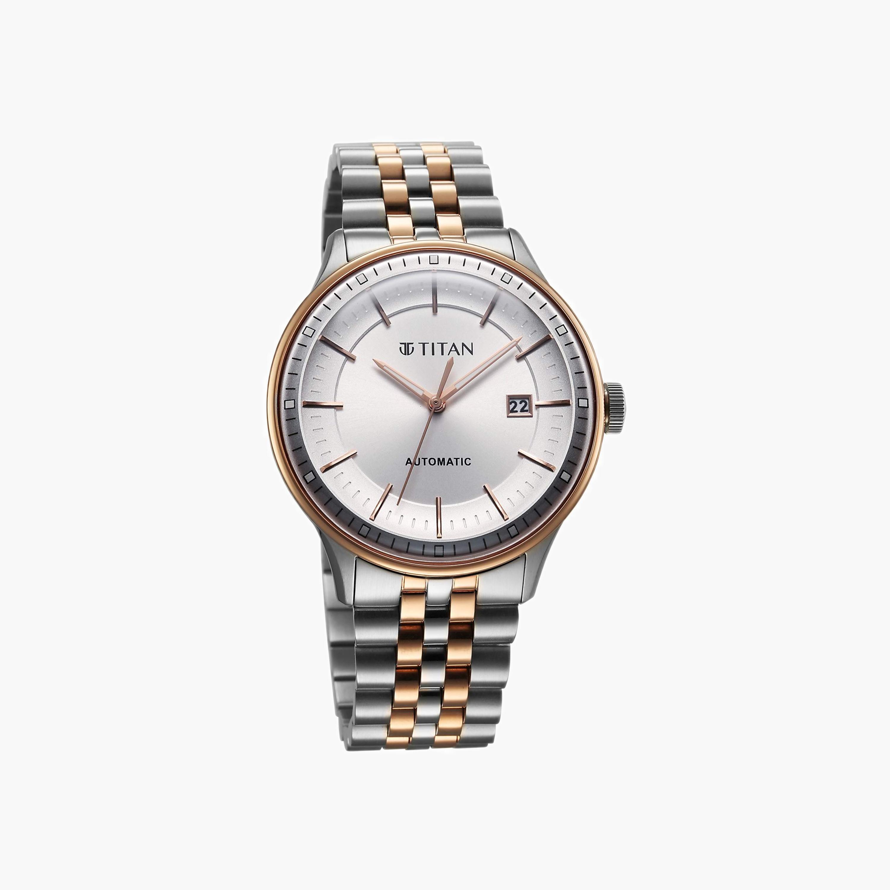 Titan Automatic Stainless Steel Watch-men-watchesandjewellery-watches-image-1
