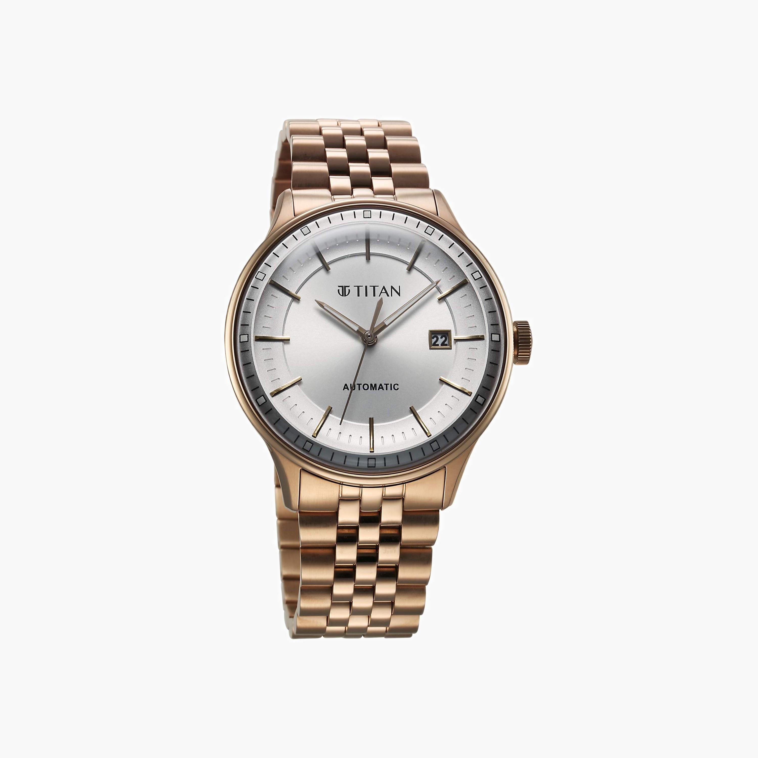 Titan Automatic Stainless Steel Watch-men-watchesandjewellery-watches-image-1
