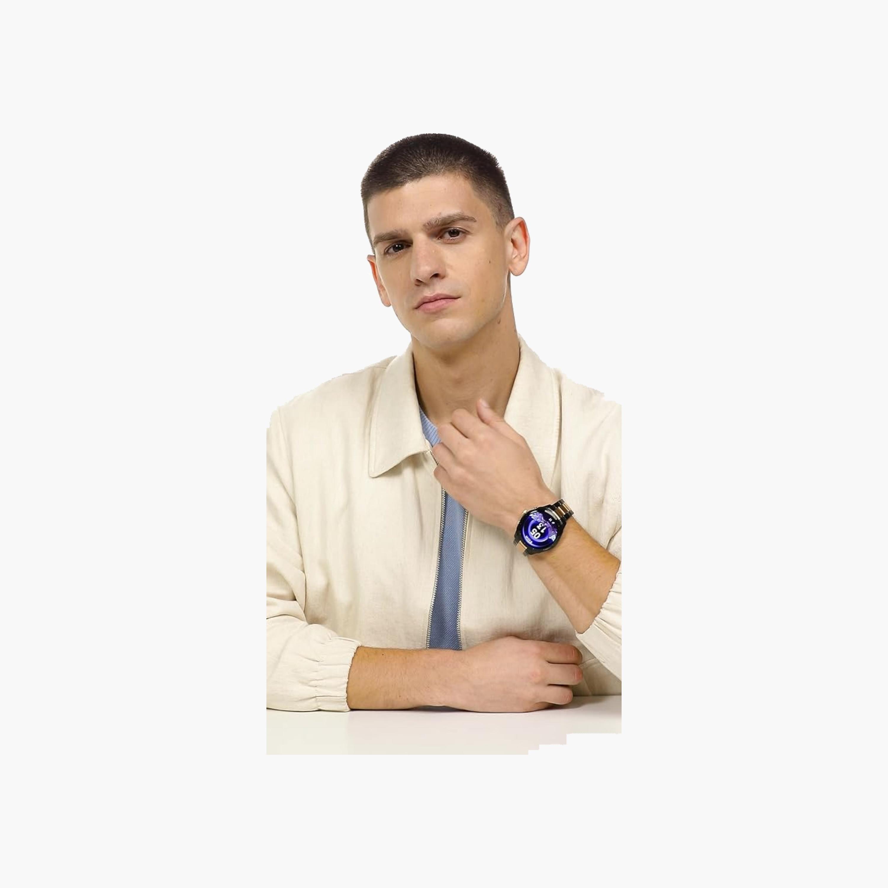 Titan Bicolour Steel Smartwatch with AMOLED Display-men-watchesandjewellery-watches-image-2