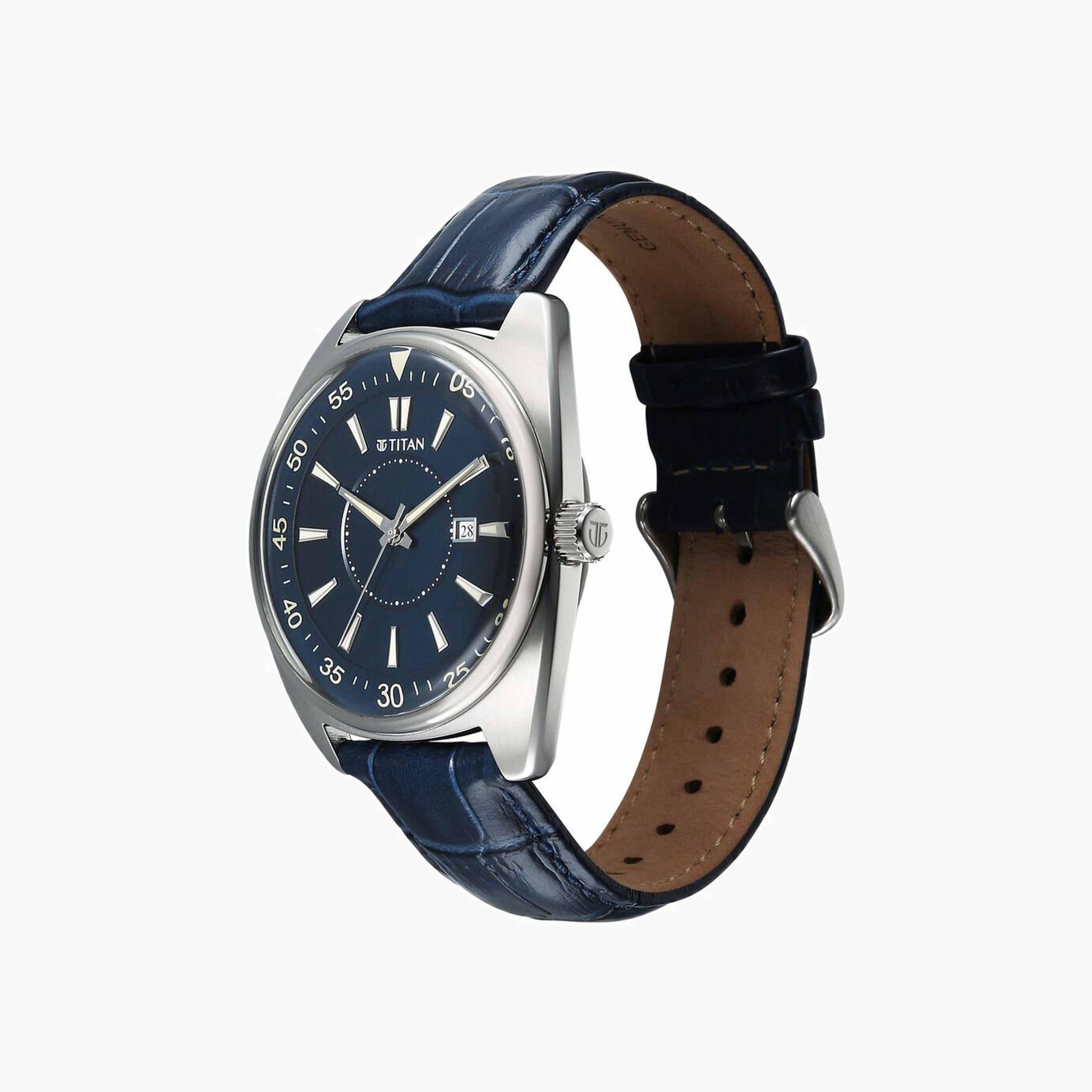 Titan Men's Analogue Leather Watch-men-watchesandjewellery-watches-image-2