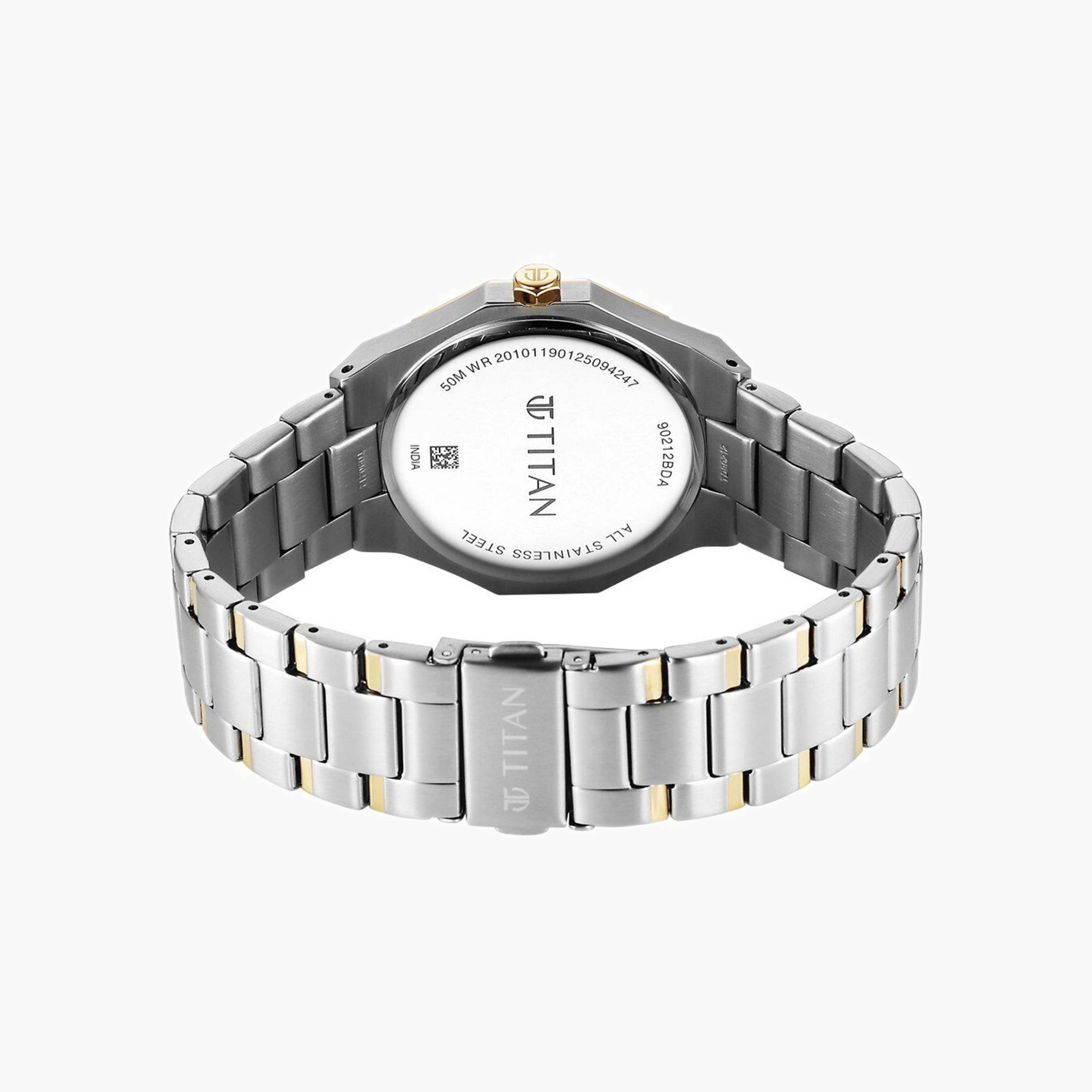 Two-Tone Analogue Watch-men-watchesandjewellery-watches-image-4