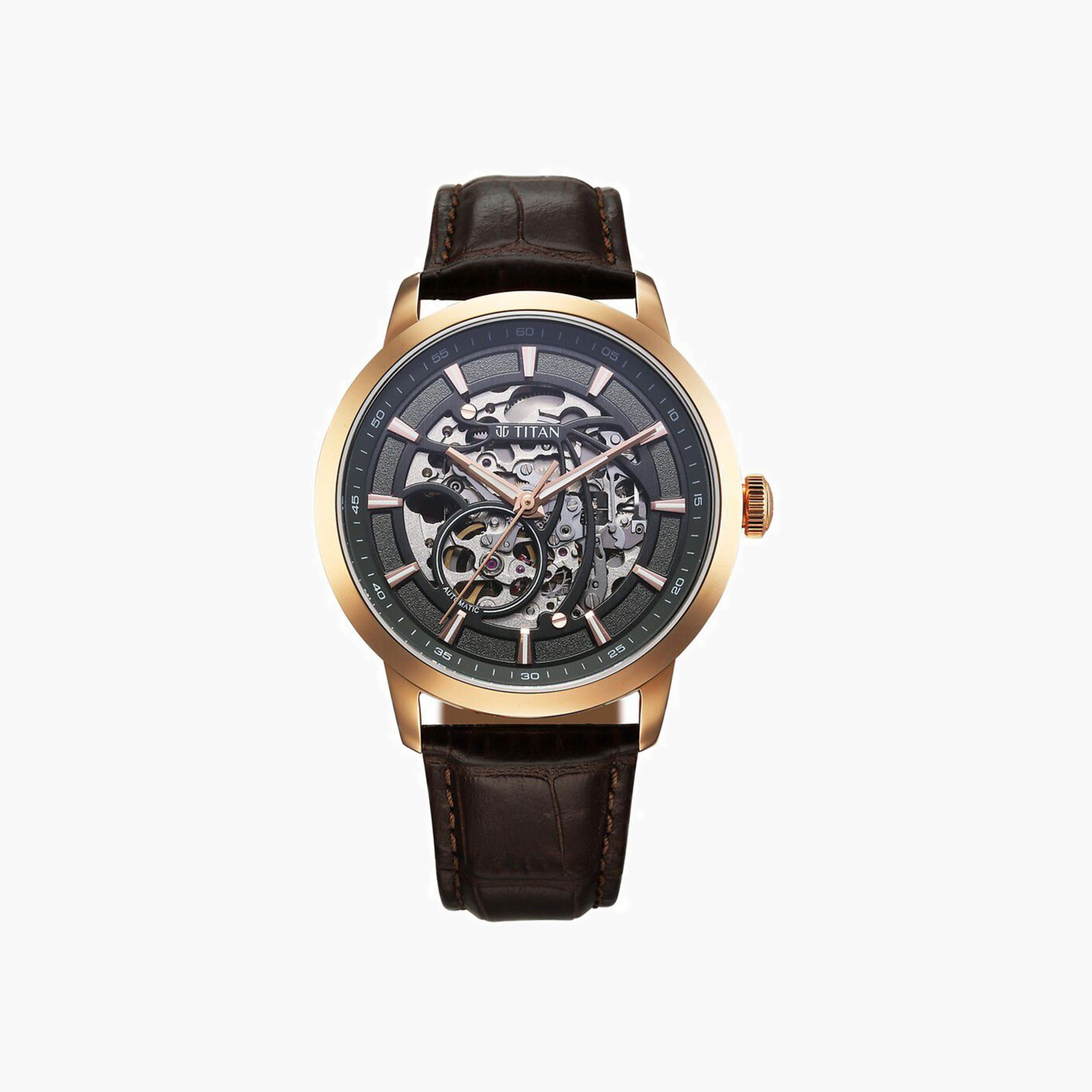Skeletal Automatic Men's Watch-men-watchesandjewellery-watches-image-1