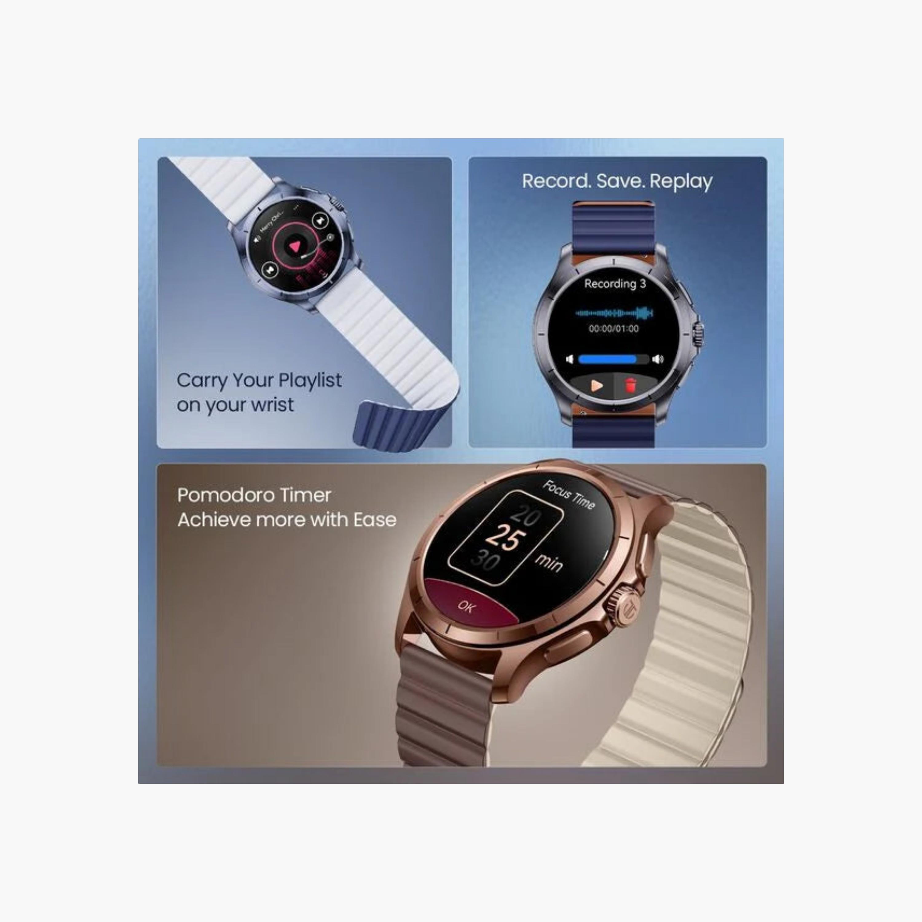 Titan Round Dial Smartwatch Magnetic Strap-men-watchesandjewellery-watches-image-4