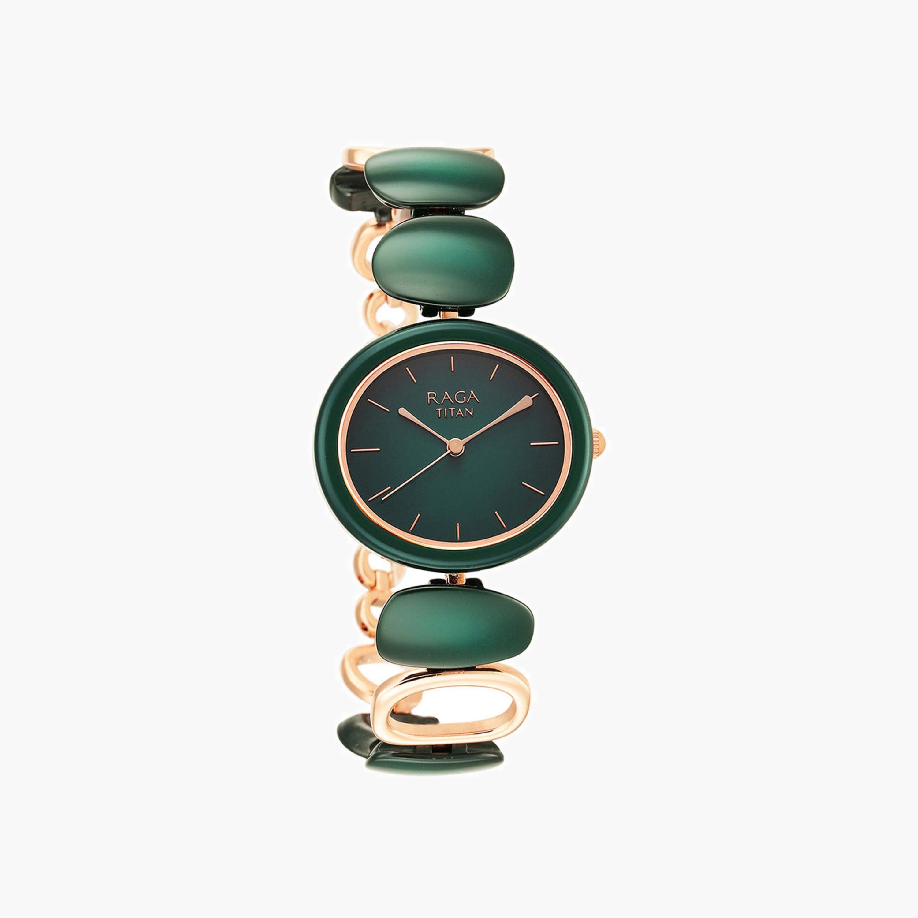 Ceramic Metal Strap Analogue Watch-women-watchesandjewellery-watches-image-1