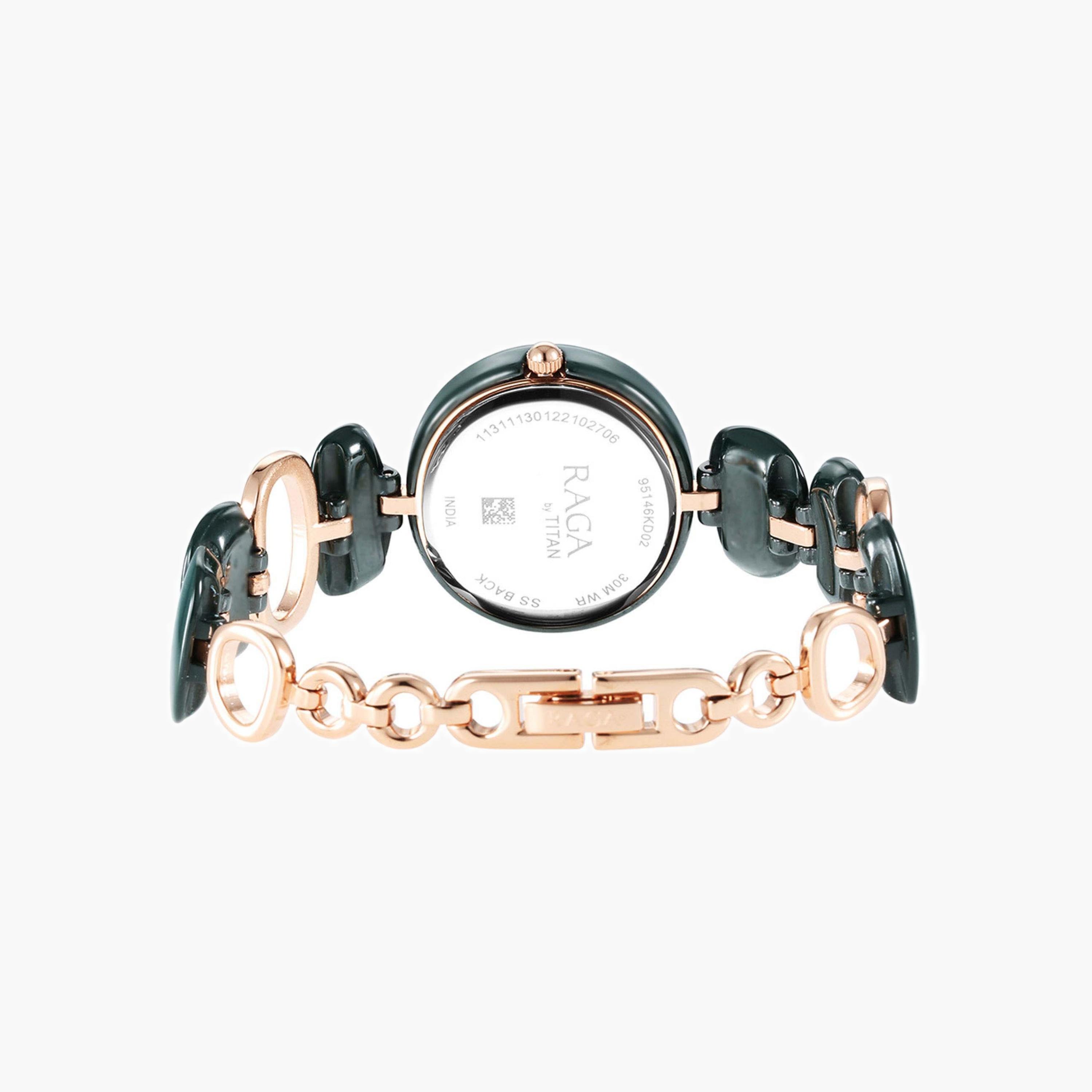 Ceramic Metal Strap Analogue Watch-women-watchesandjewellery-watches-image-3
