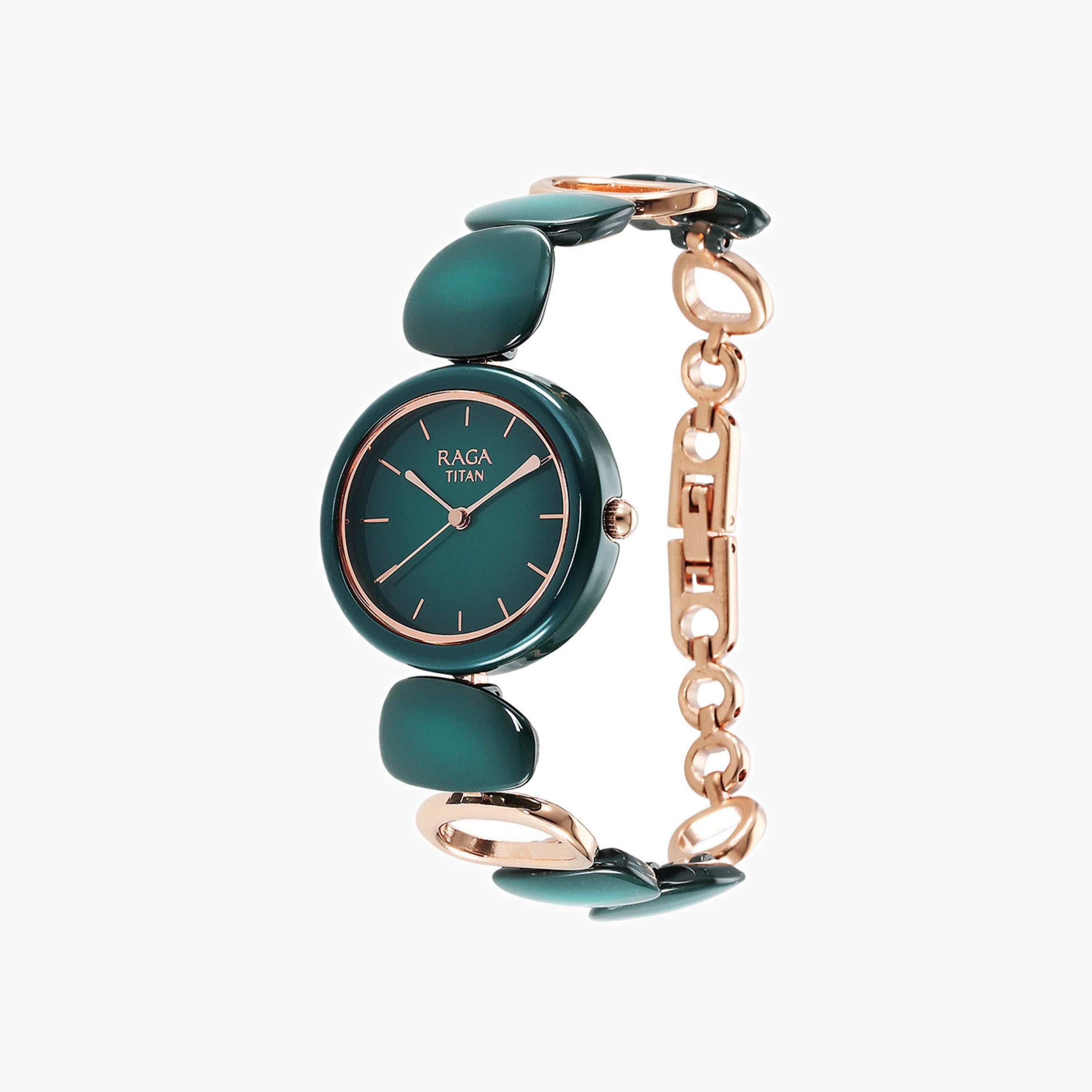 Ceramic Metal Strap Analogue Watch-women-watchesandjewellery-watches-image-4