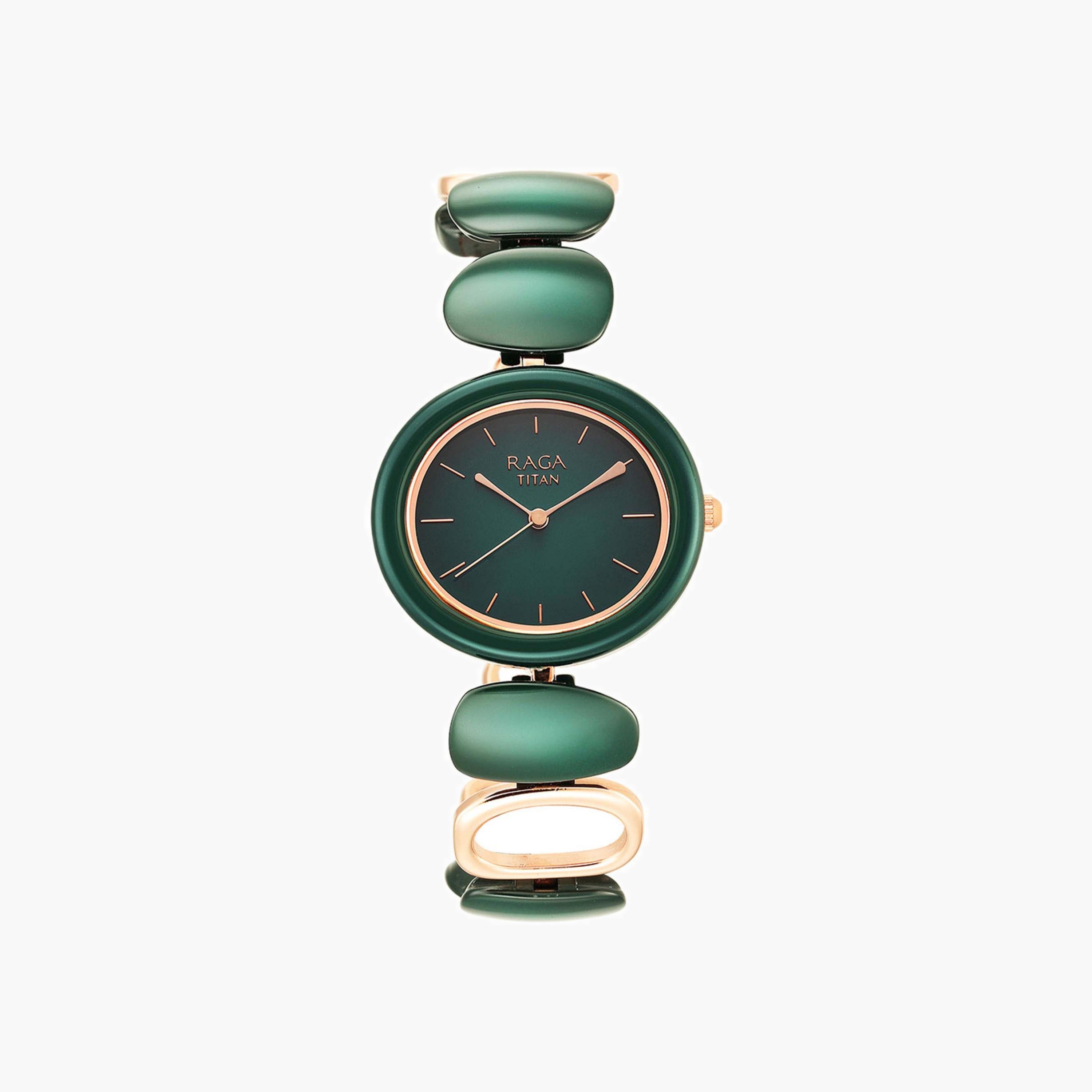Ceramic Metal Strap Analogue Watch-women-watchesandjewellery-watches-image-5