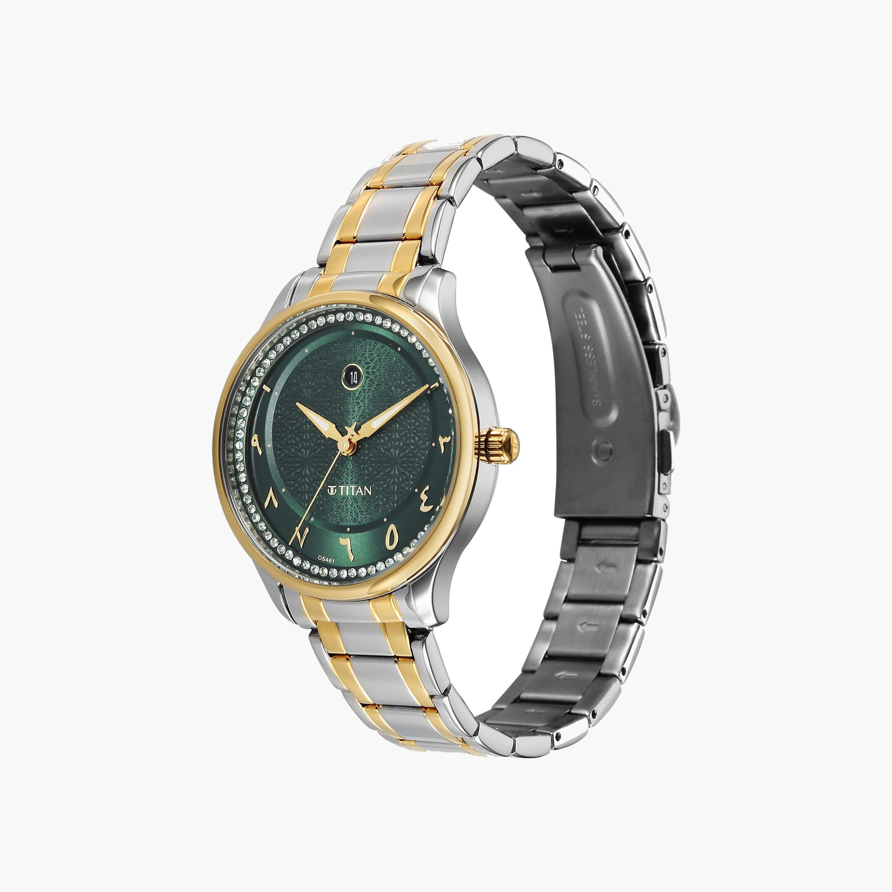 Titan Quartz Green Dial Ladies Watch-women-watchesandjewellery-watches-image-2