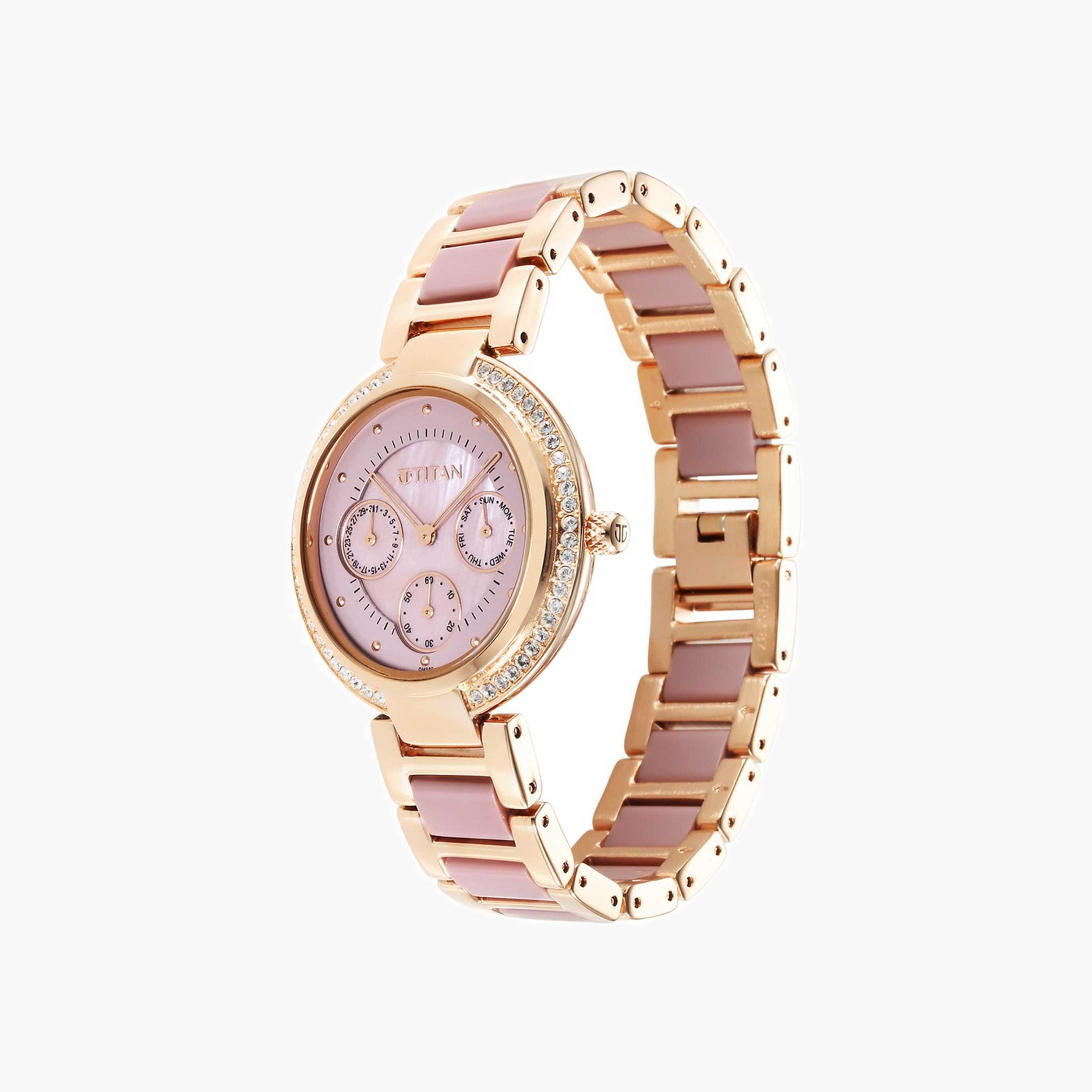 Titan Embellished Multifunction Watch-women-watchesandjewellery-watches-image-3
