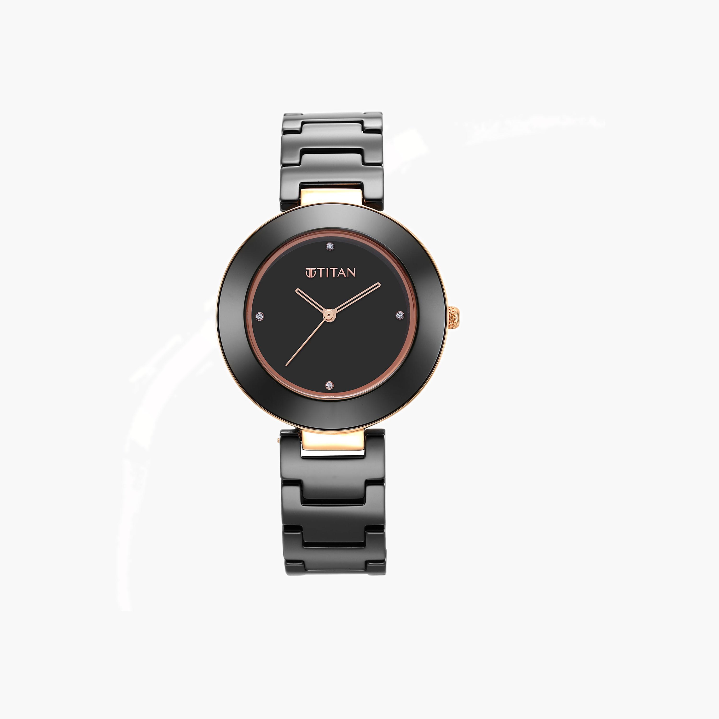 Ceramic Round Analogue Watch-women-watchesandjewellery-watches-image-6