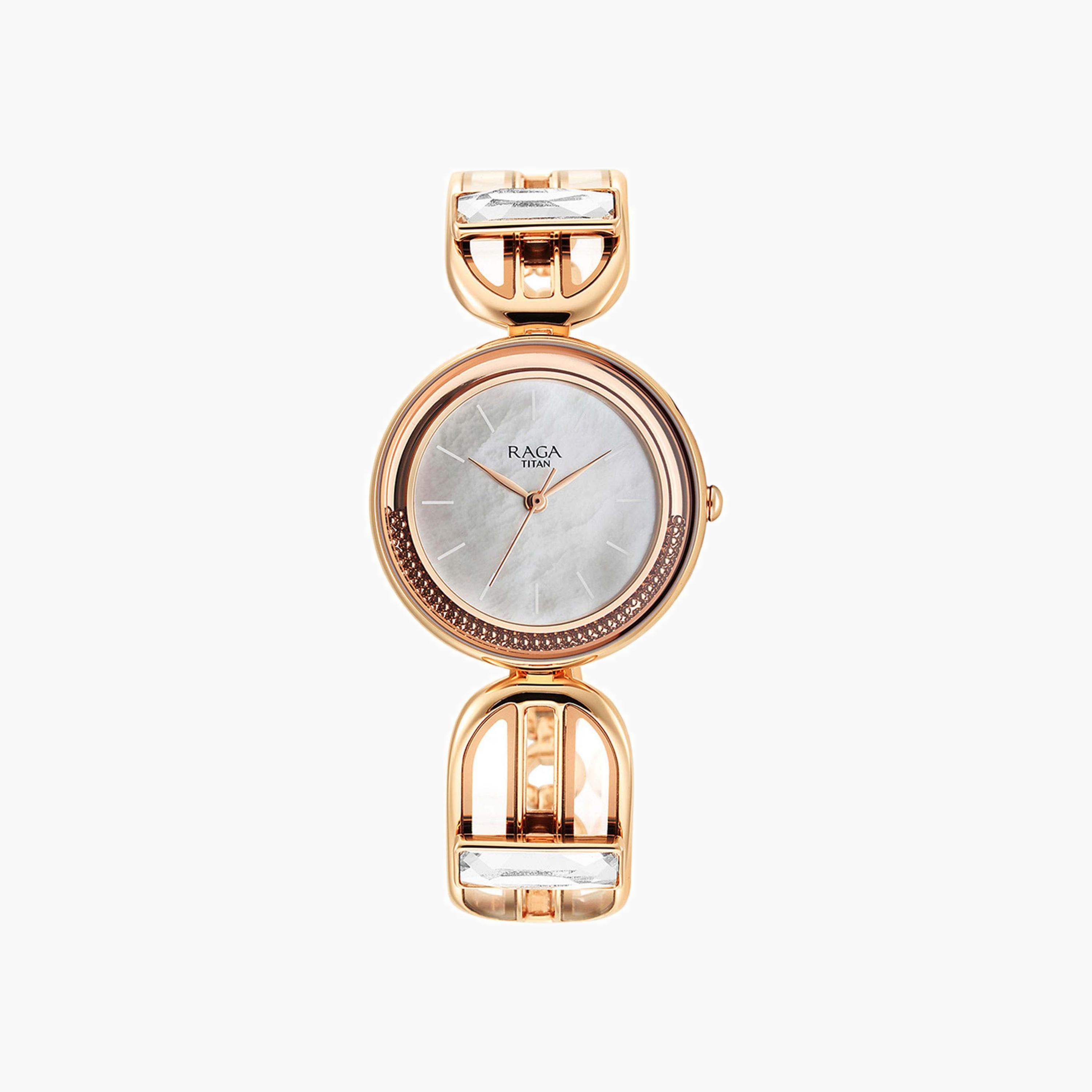 Mother Of Pearl Dial Analogue Watch-women-watchesandjewellery-watches-image-3