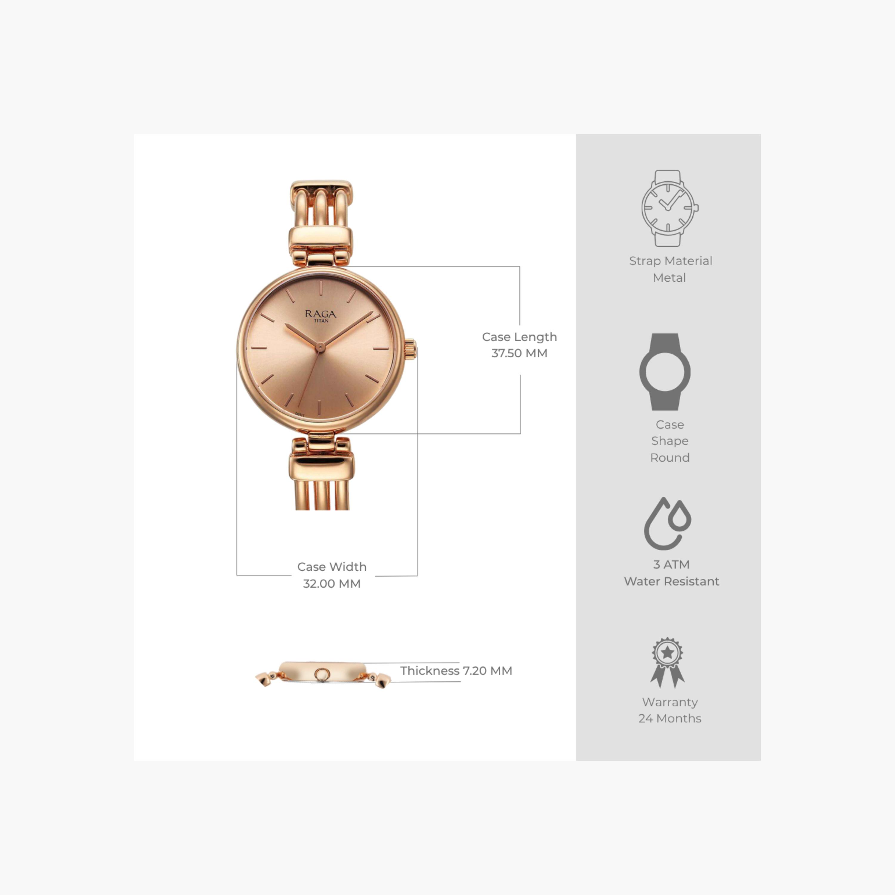 ساعة تيتان راجا أنالوج للنساء-women-watchesandjewellery-watches-image-4