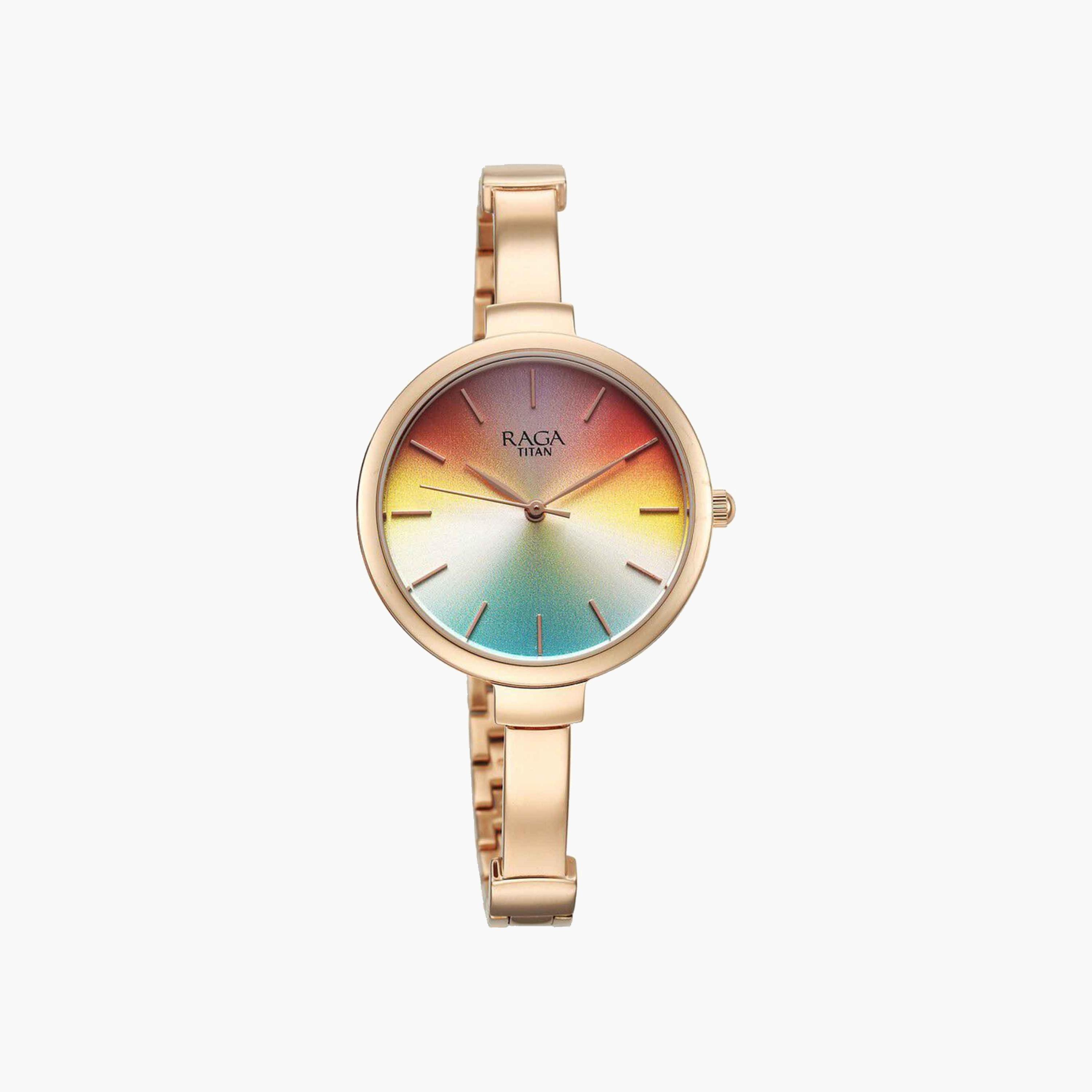 Titan Multicoloured Dial Metal Strap Watch-women-watchesandjewellery-watches-image-1