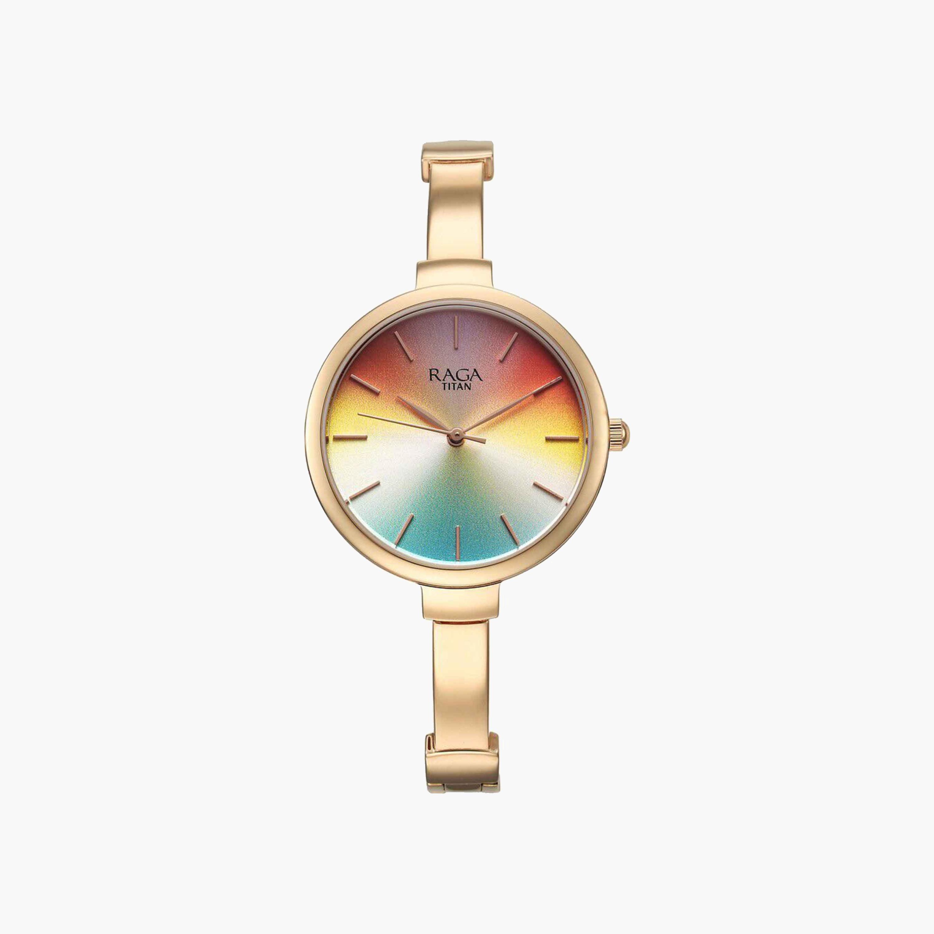 Titan Multicoloured Dial Metal Strap Watch-women-watchesandjewellery-watches-image-3