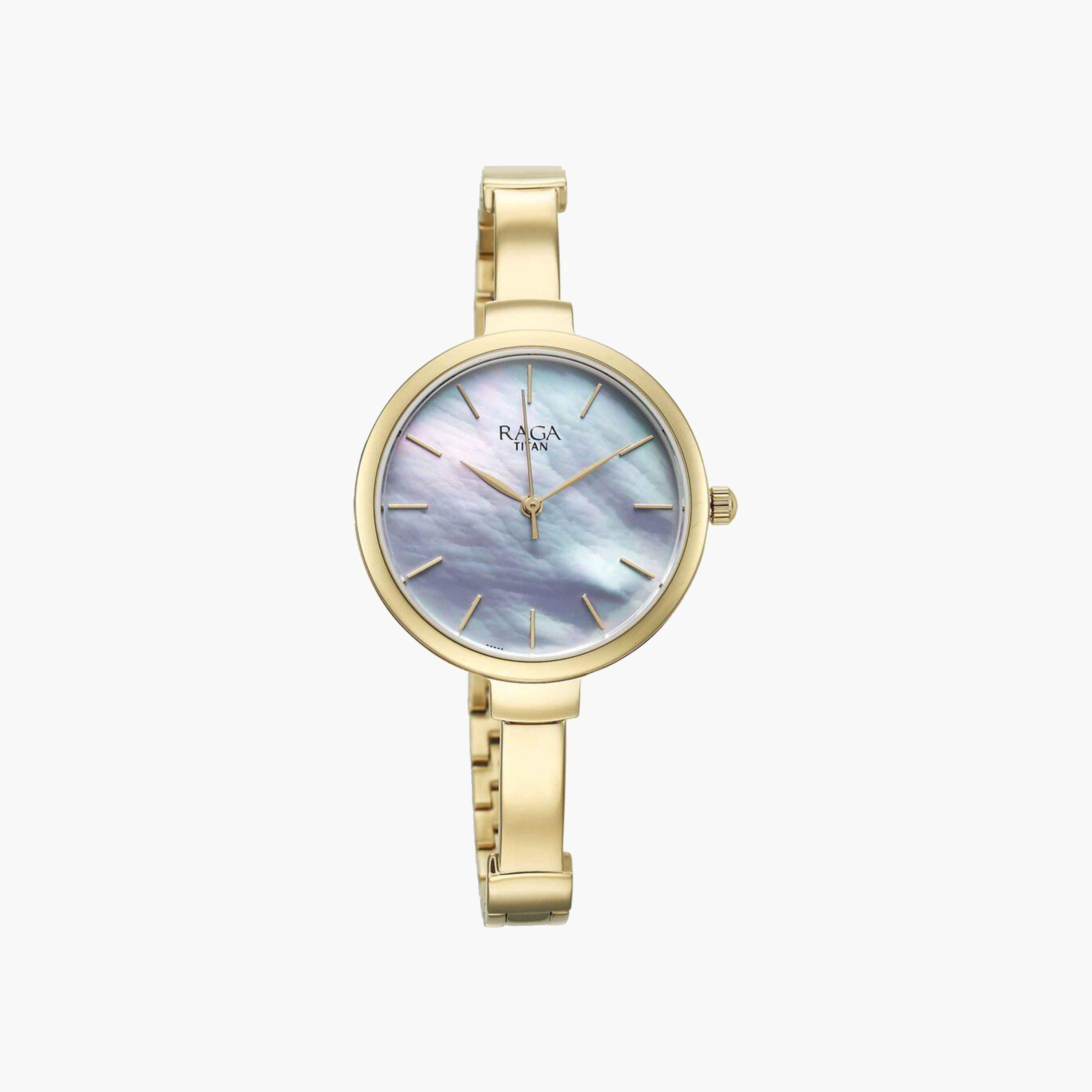 ساعة معدنية بقرص صدف-women-watchesandjewellery-watches-image-2