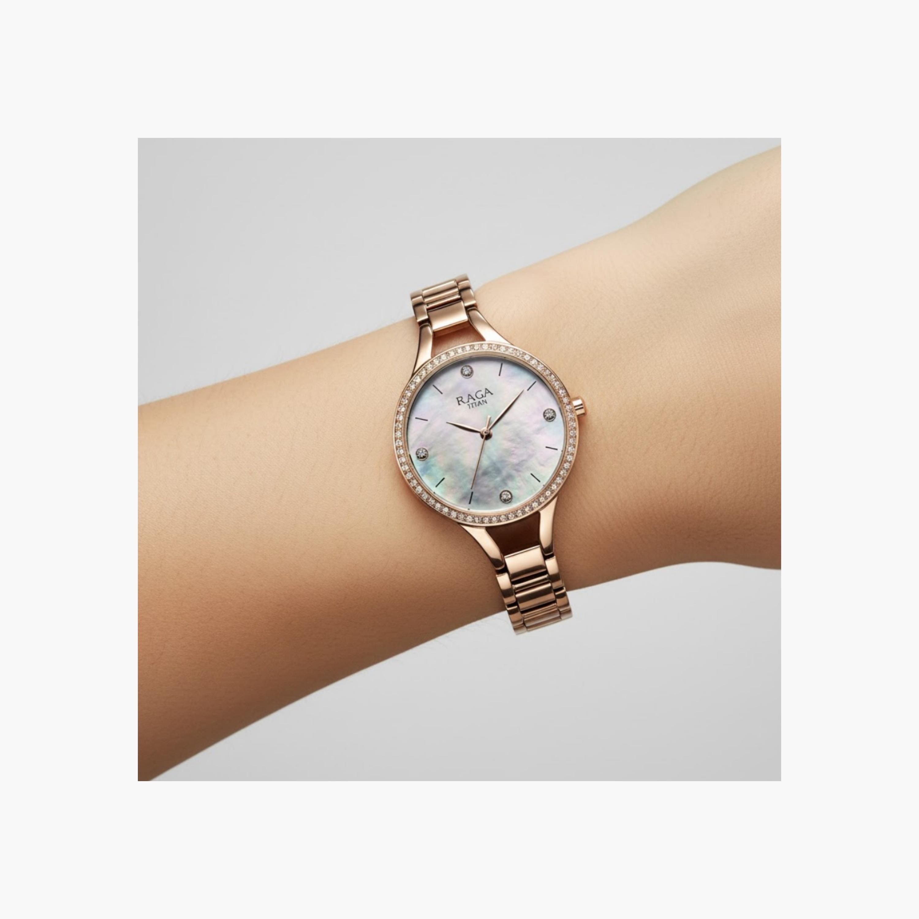 ساعة يد أنالوج مزينة للنساء-women-watchesandjewellery-watches-image-4