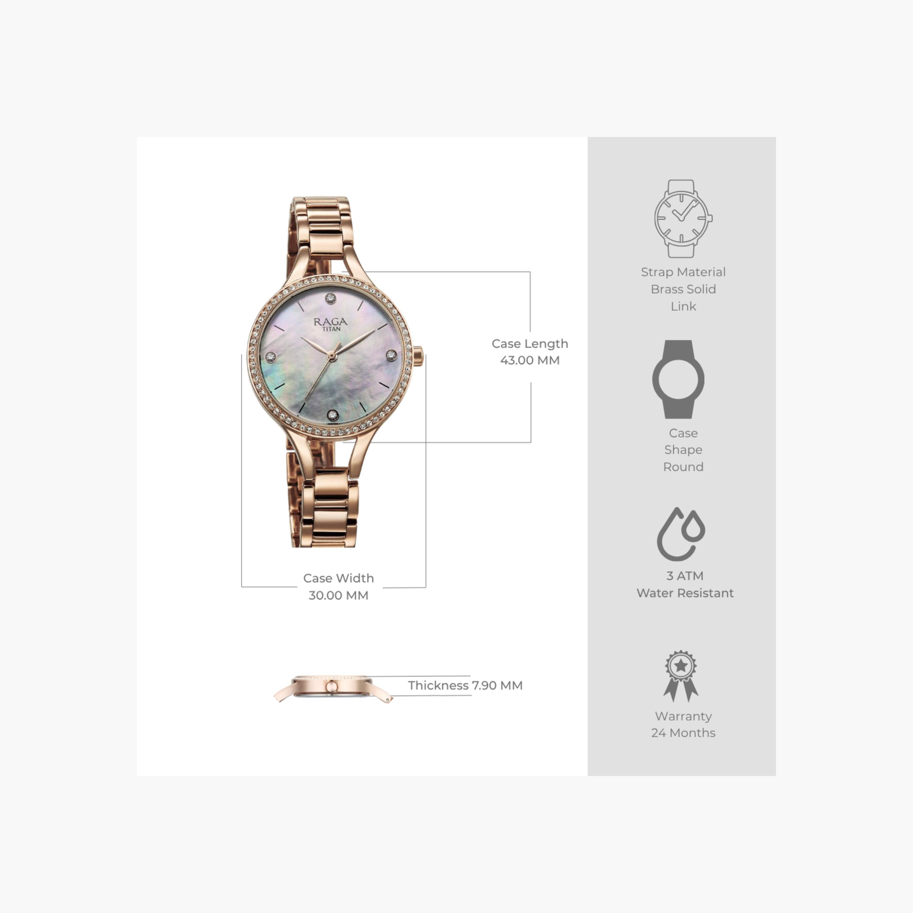 ساعة يد أنالوج مزينة للنساء-women-watchesandjewellery-watches-image-5