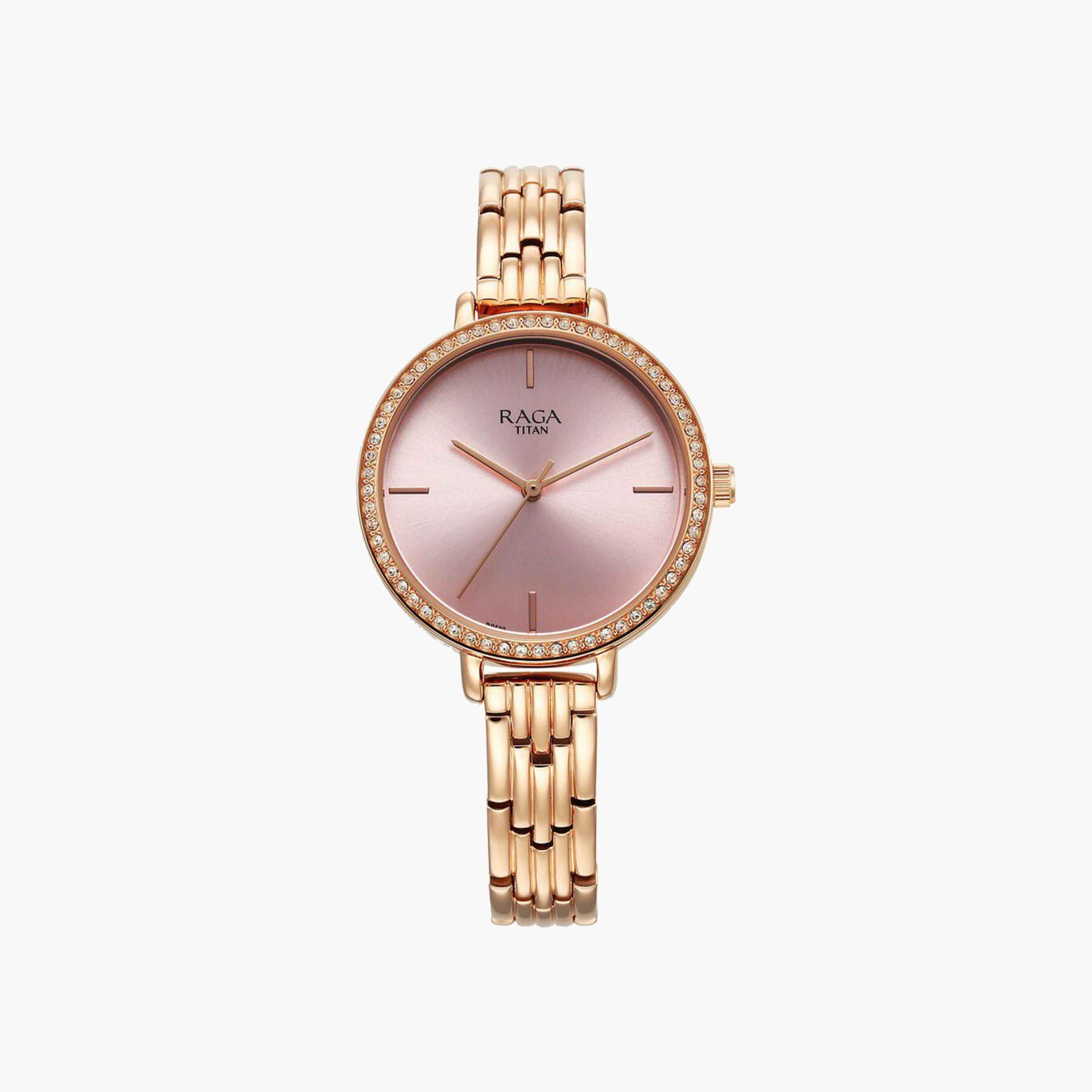 Titan Crystal Embellished Rose Gold Watch-women-watchesandjewellery-watches-image-5