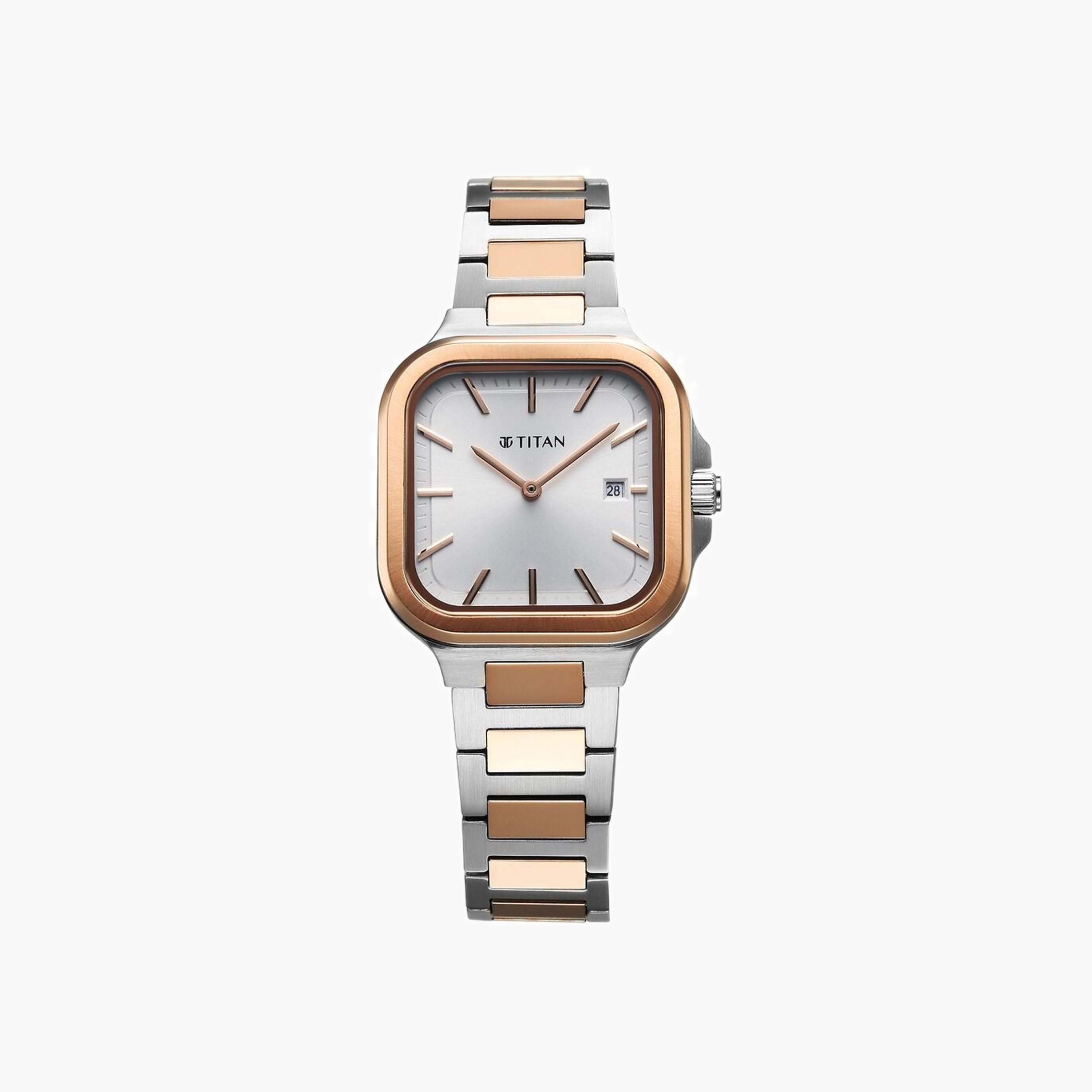 Titan Two-Tone Analogue Watch-women-watchesandjewellery-watches-image-1