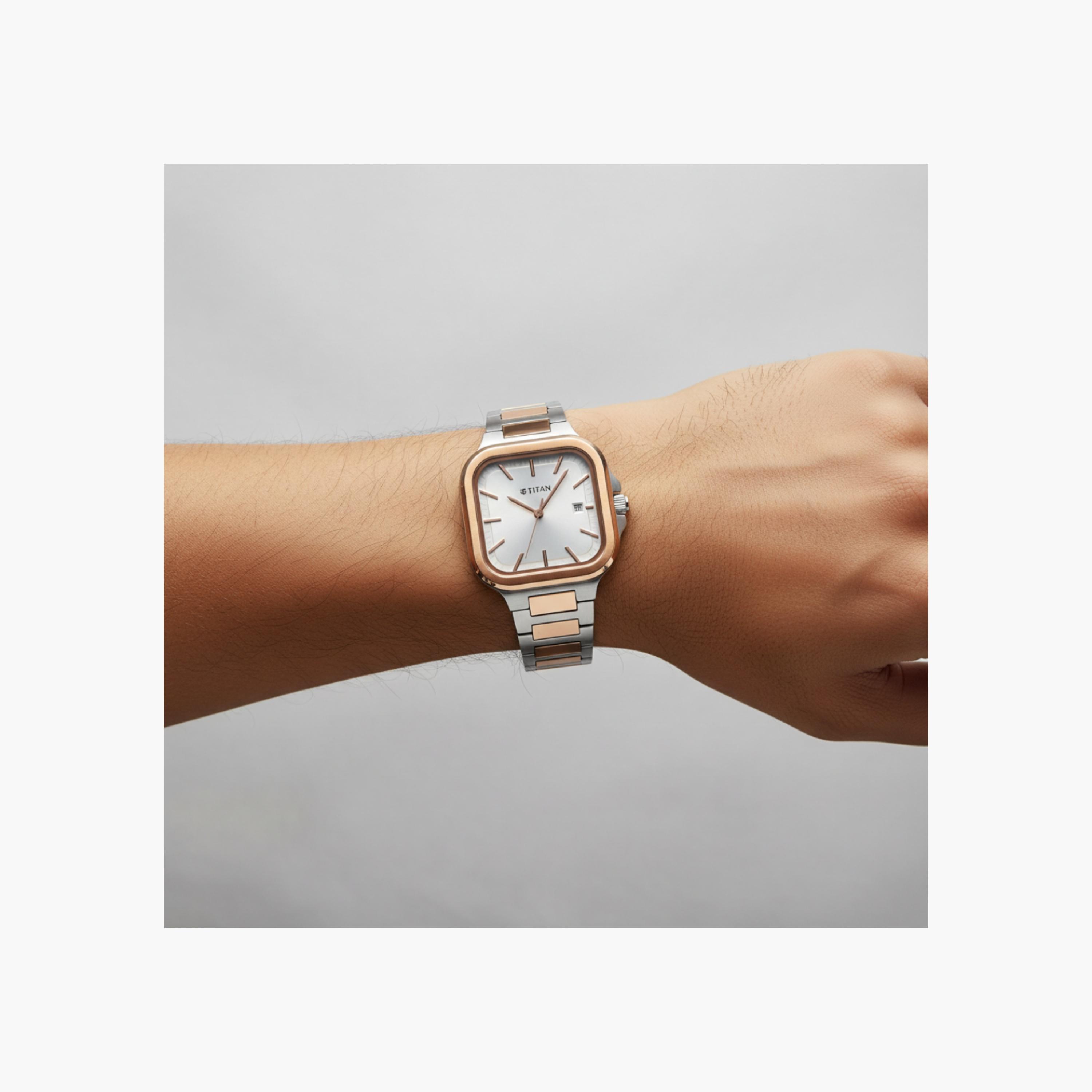 Titan Two-Tone Analogue Watch-women-watchesandjewellery-watches-image-2