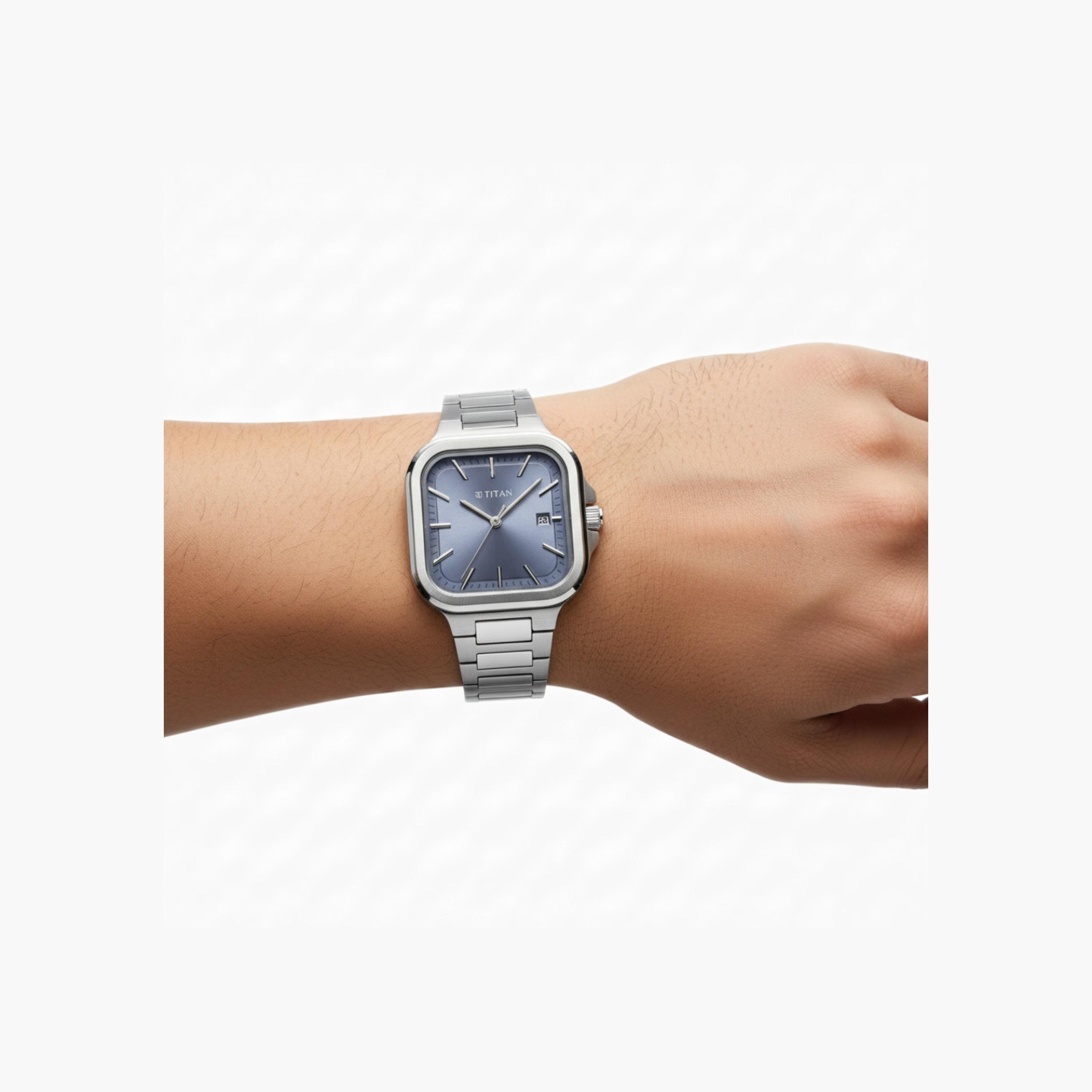 Square Dial Analogue Watch-women-watchesandjewellery-watches-image-2