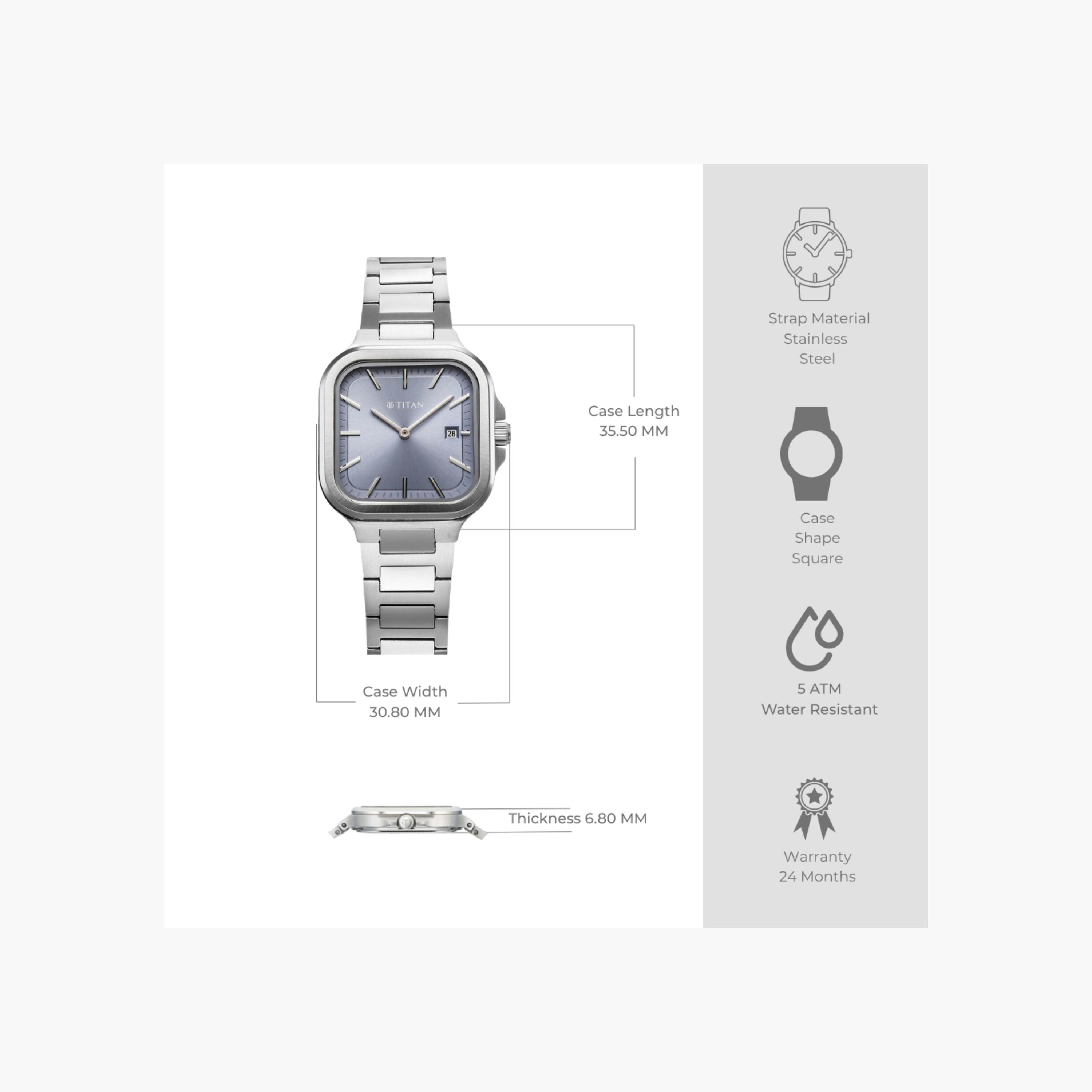 Square Dial Analogue Watch-women-watchesandjewellery-watches-image-7
